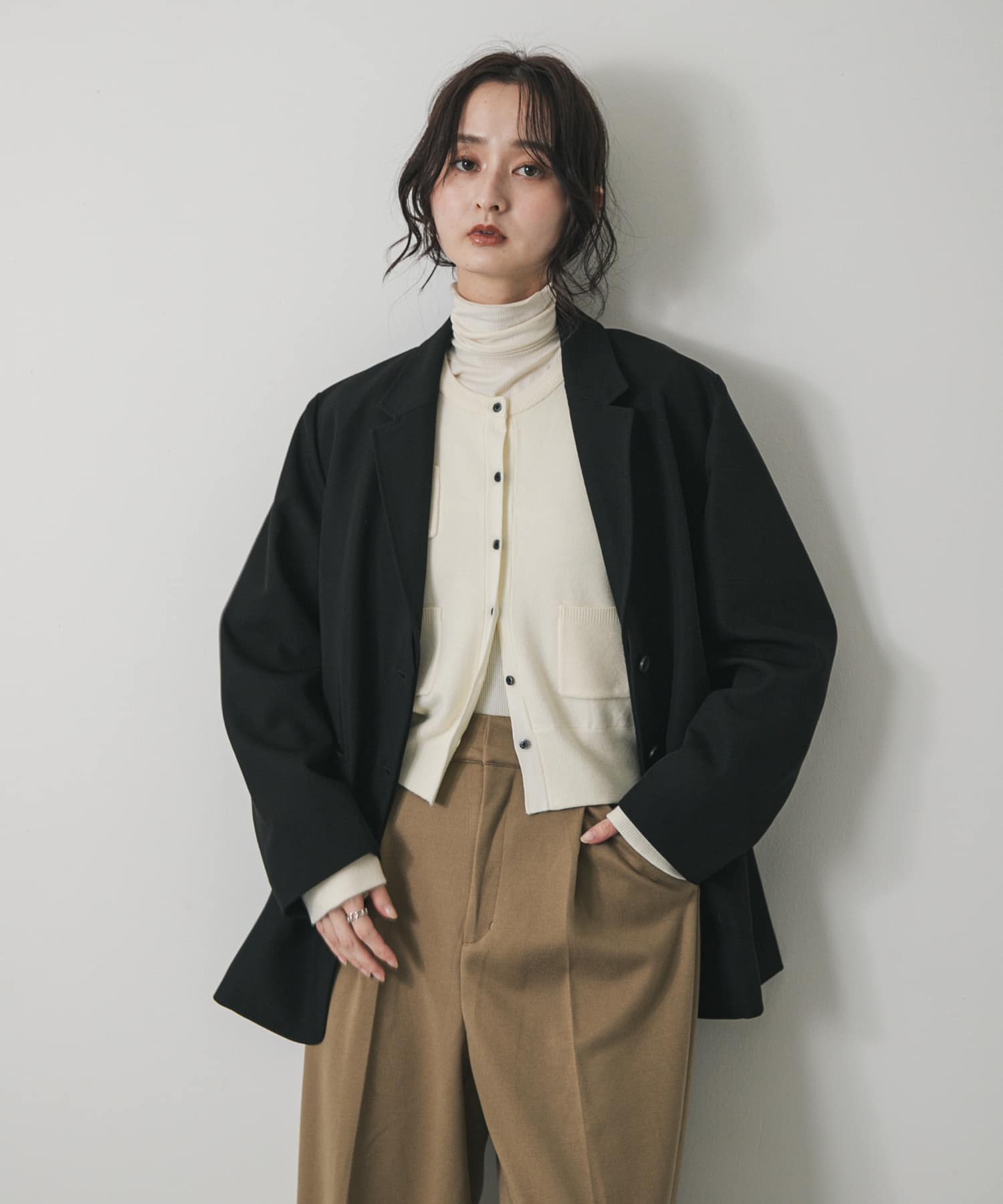 身長：169cm サイズ：one