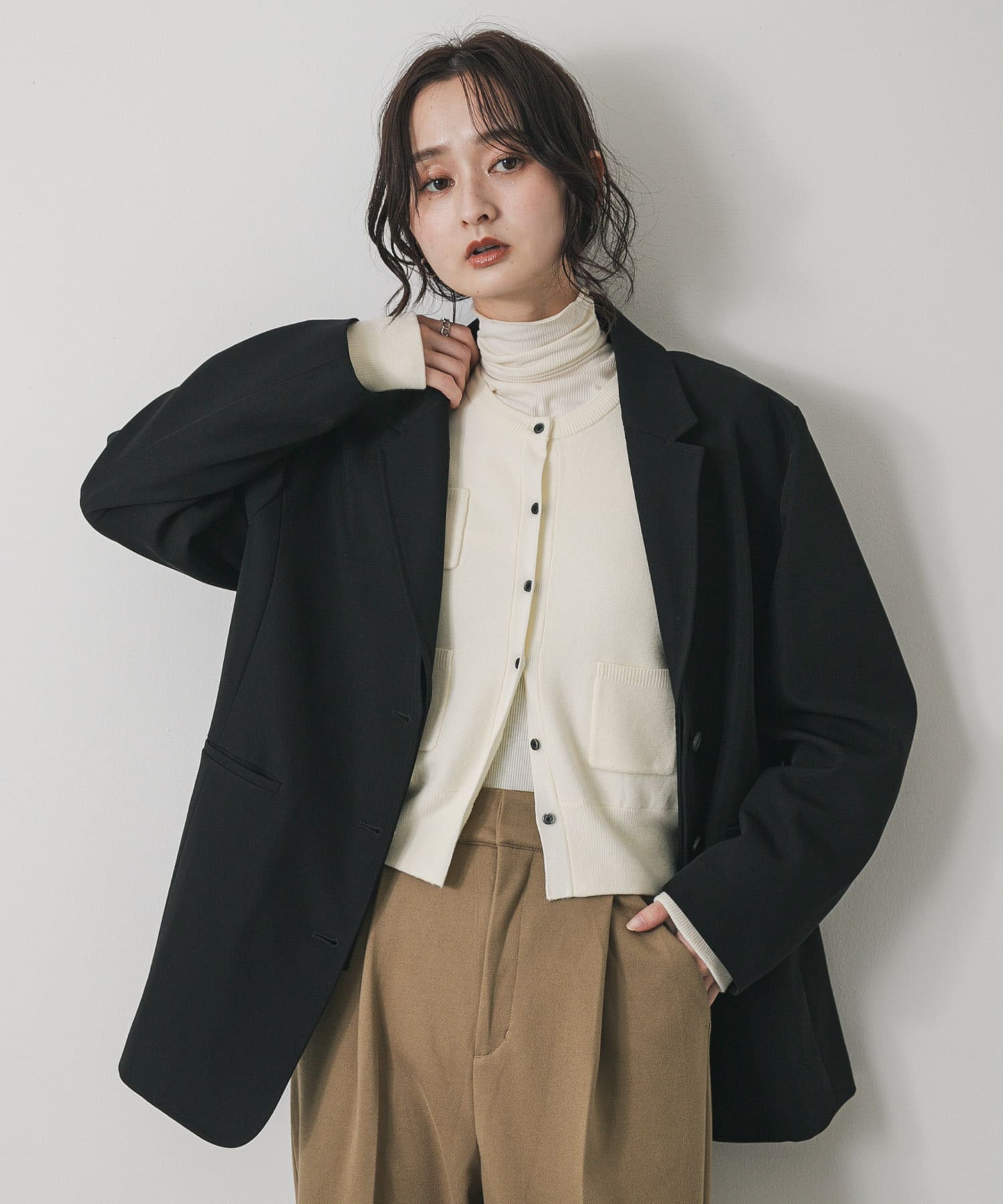 身長：169cm サイズ：one