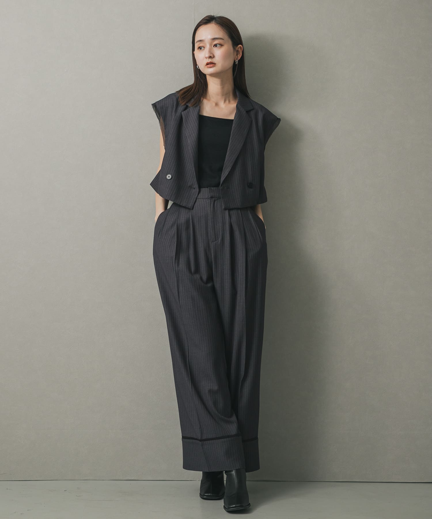 身長：169cm サイズ：one