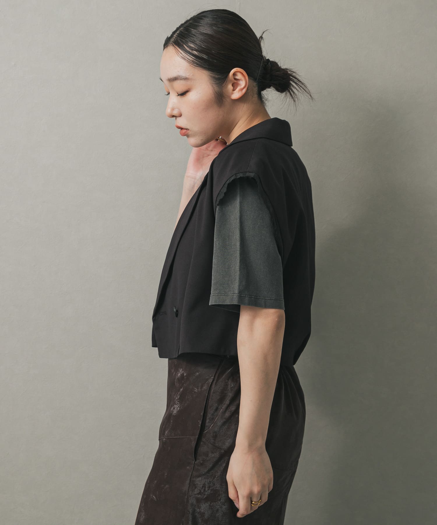 身長：158cm サイズ：one