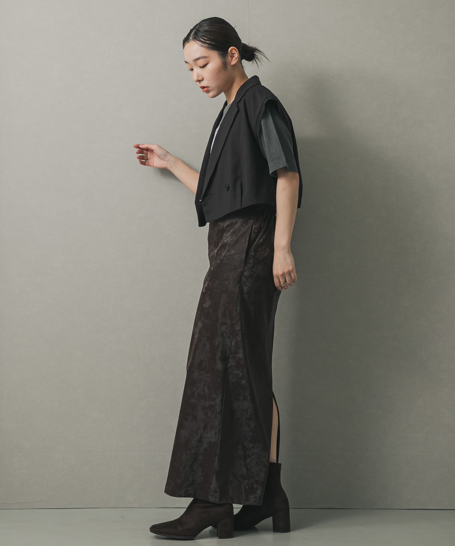 身長：158cm サイズ：one
