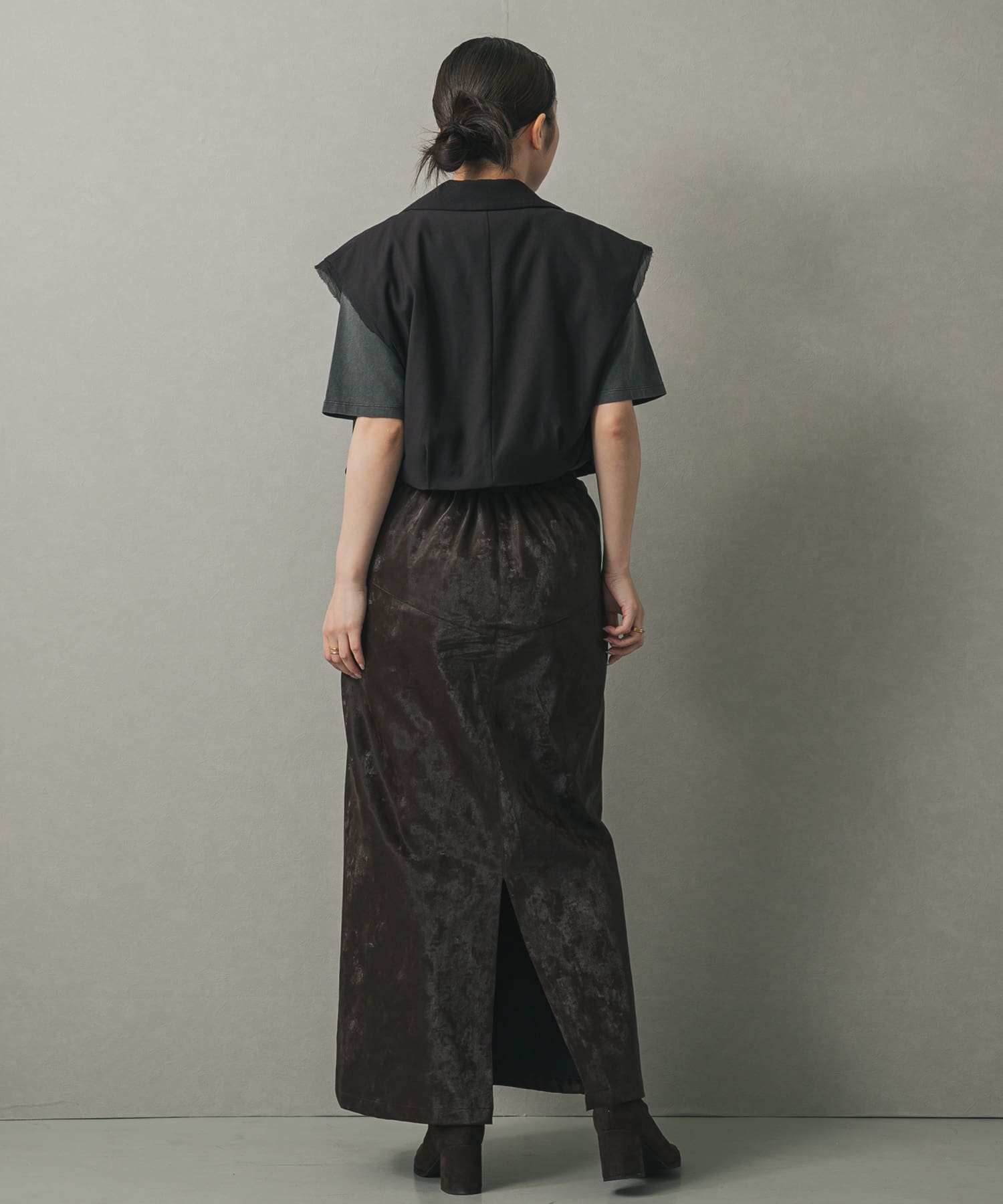 身長：158cm サイズ：one