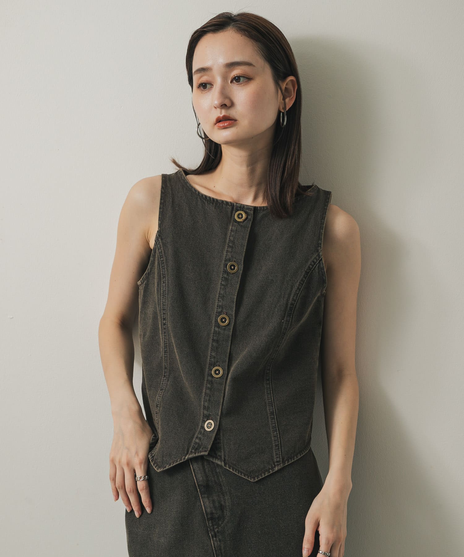身長：169cm サイズ：one