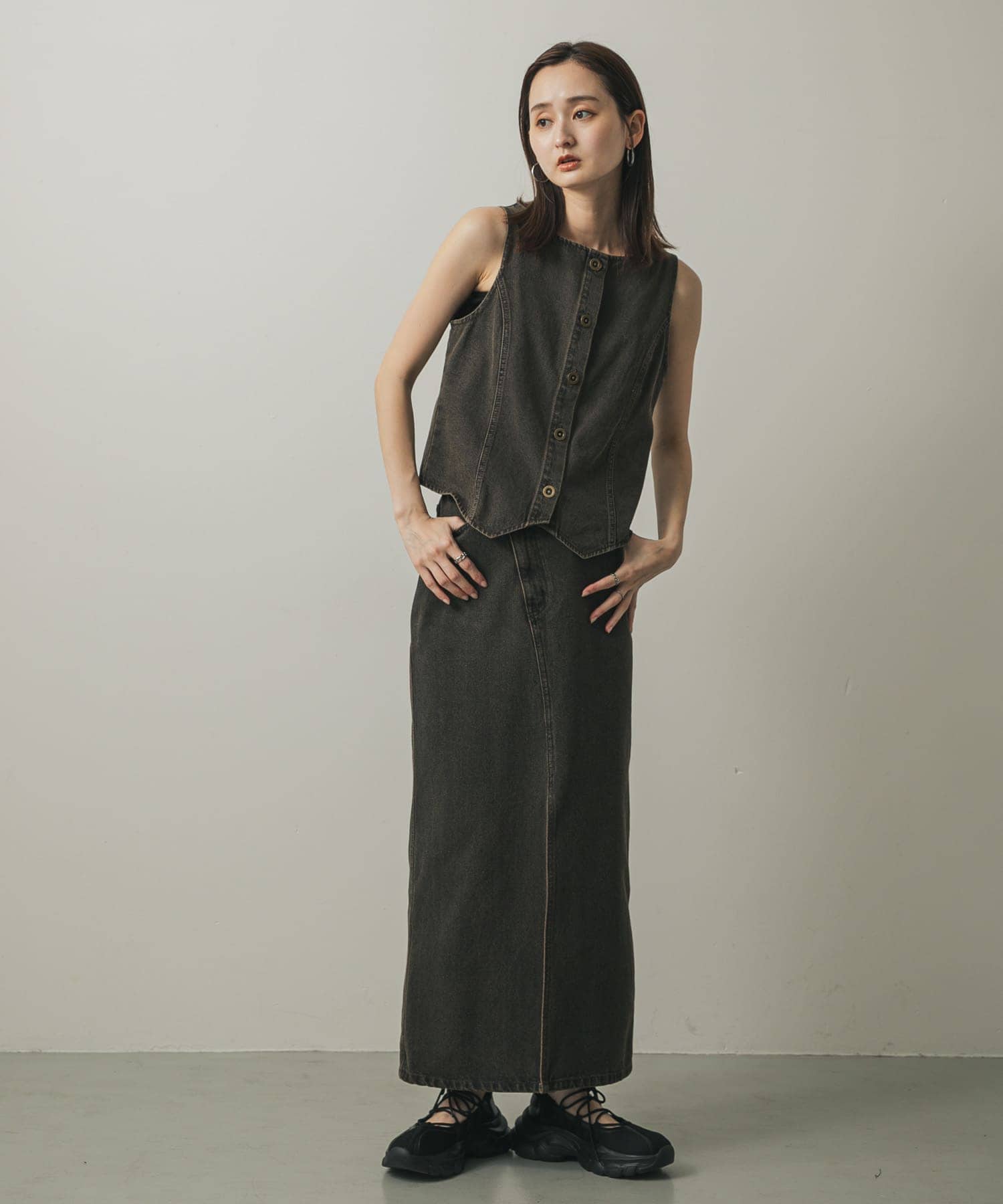 身長：169cm サイズ：one