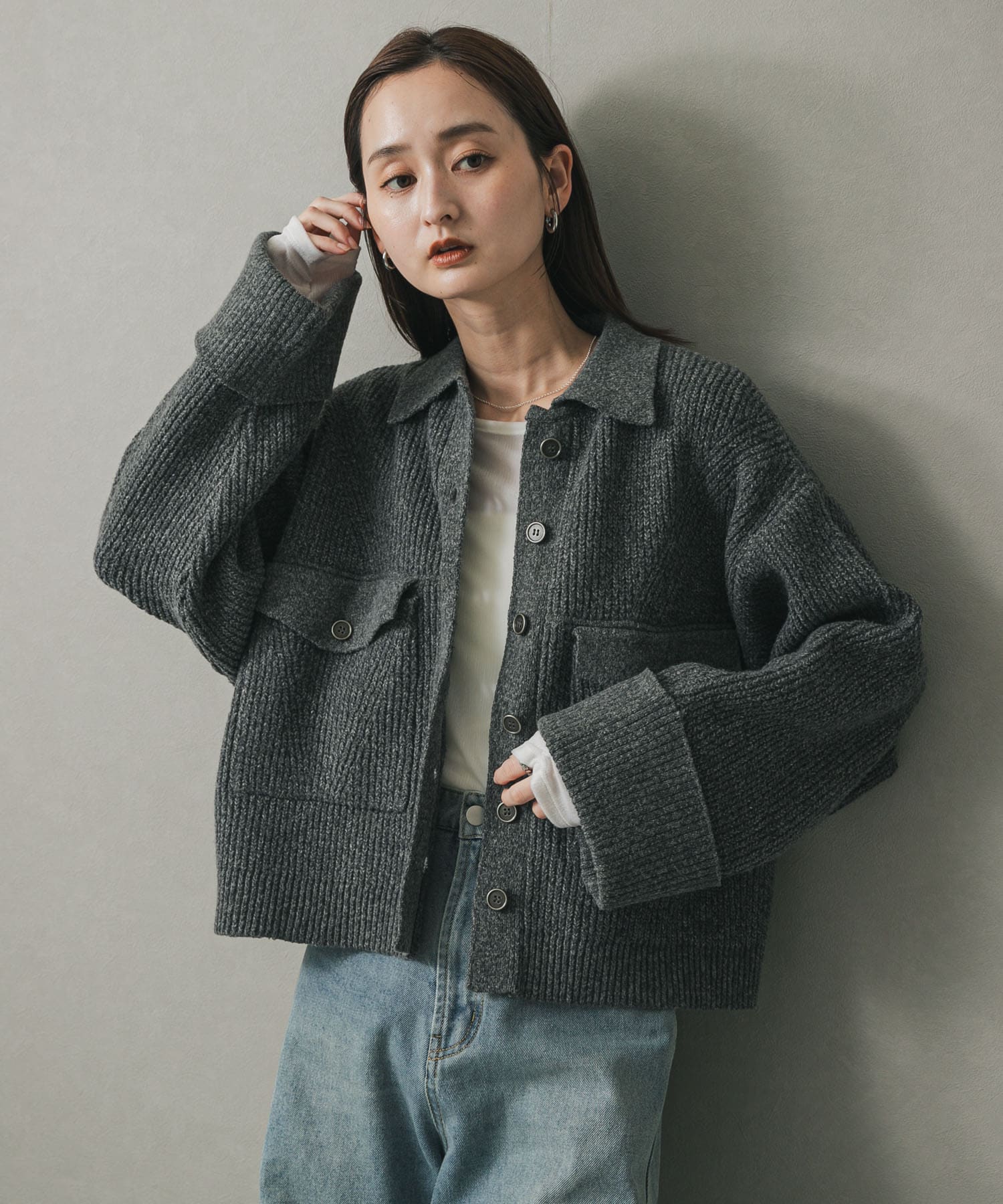 身長：169cm サイズ：one