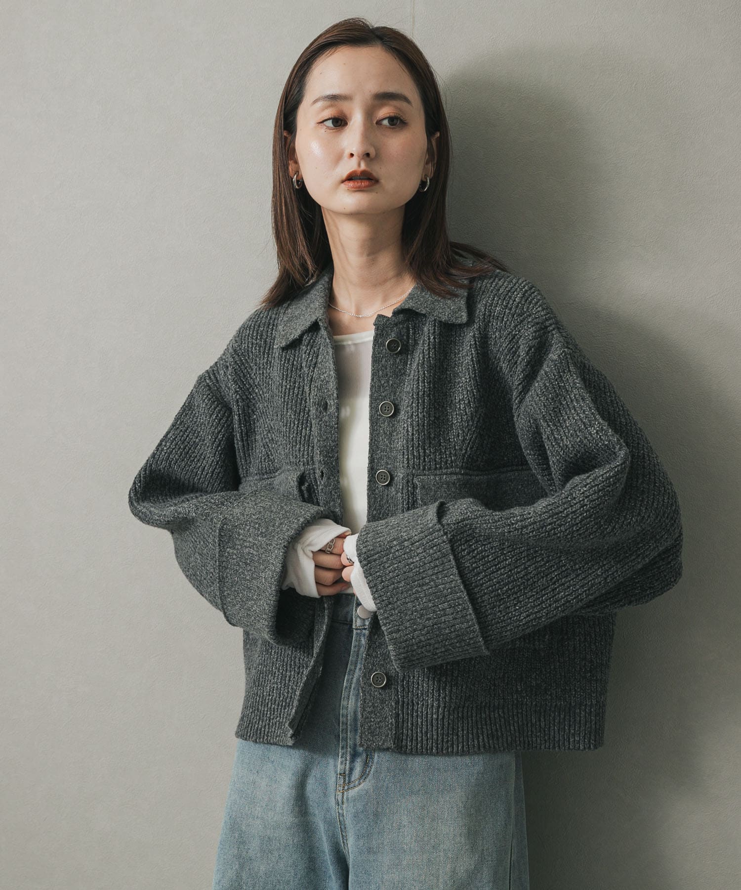 身長：169cm サイズ：one