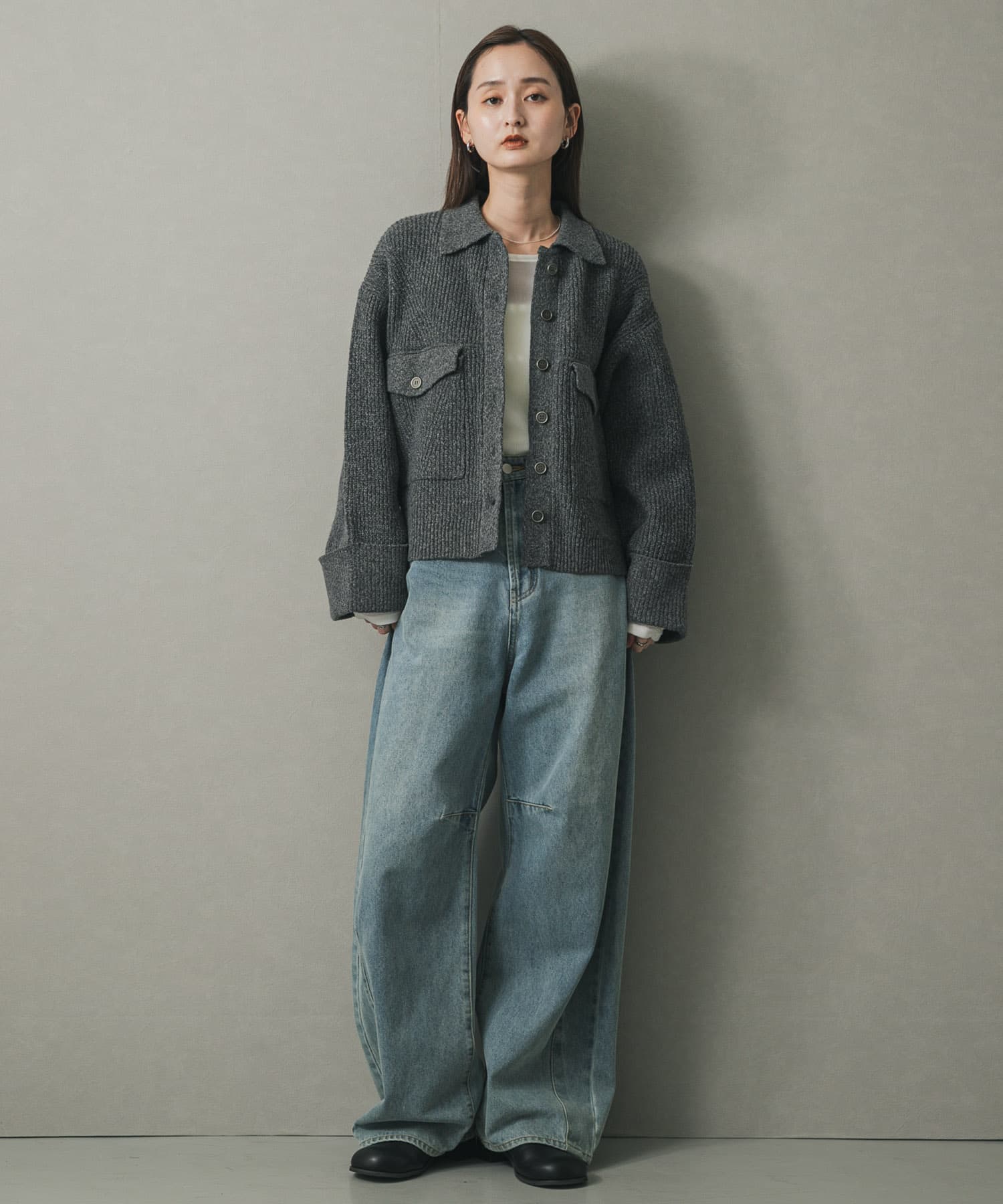 身長：169cm サイズ：one