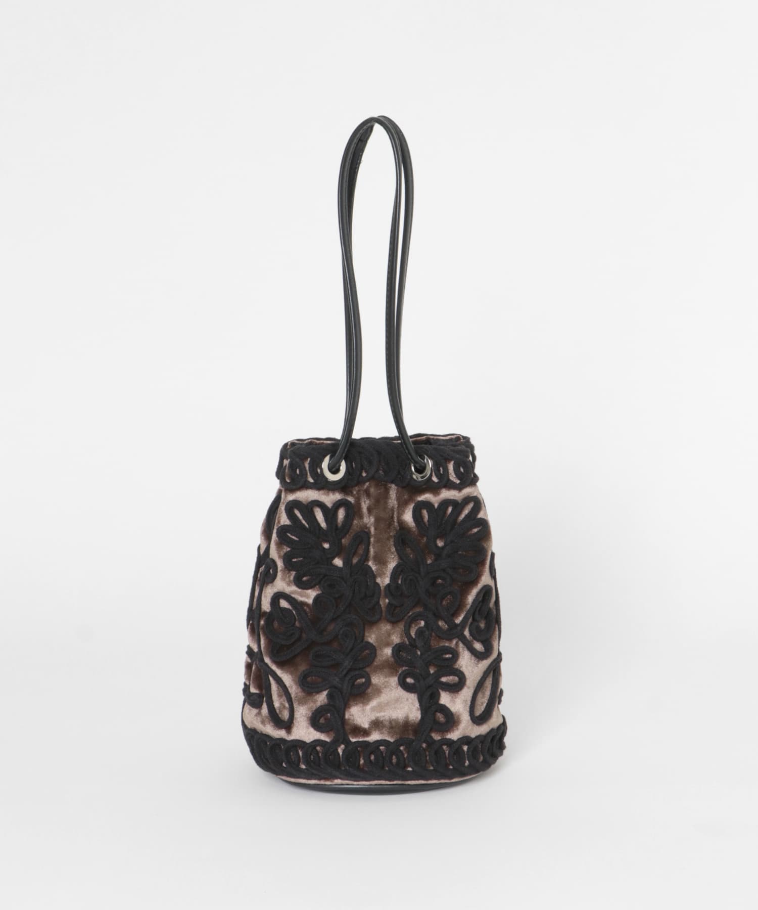 コードシシュウベロアバッグ(one BLACK): バッグ｜URBAN