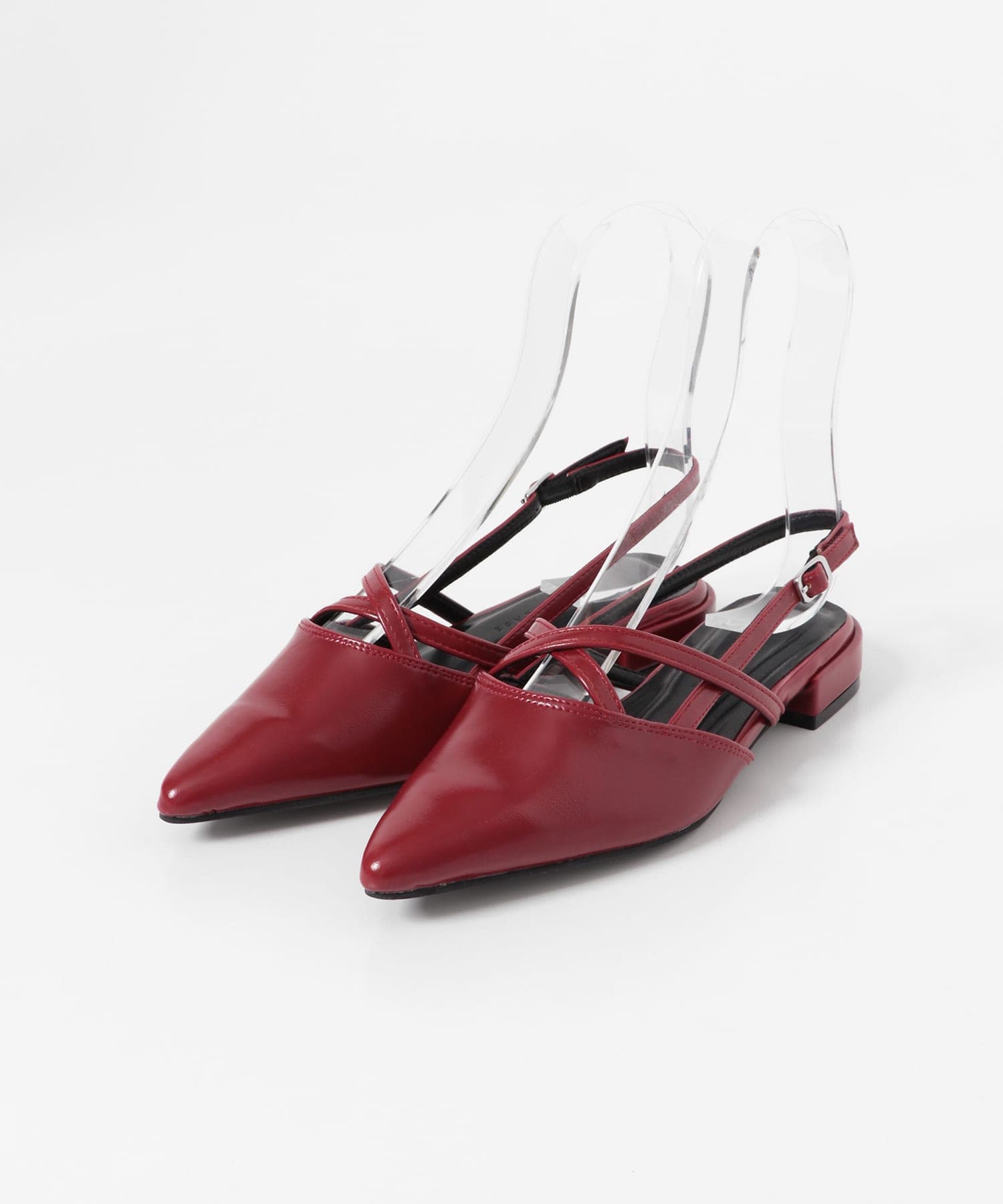 ポインテッドクロスベルトミュール(S BLACK): シューズ｜URBAN