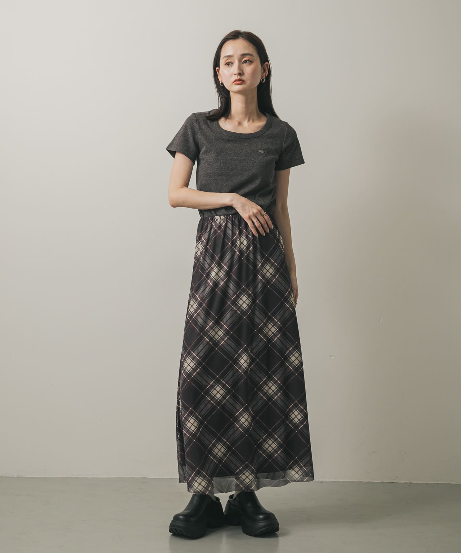 ボリュームソールサボサンダル BLACK S