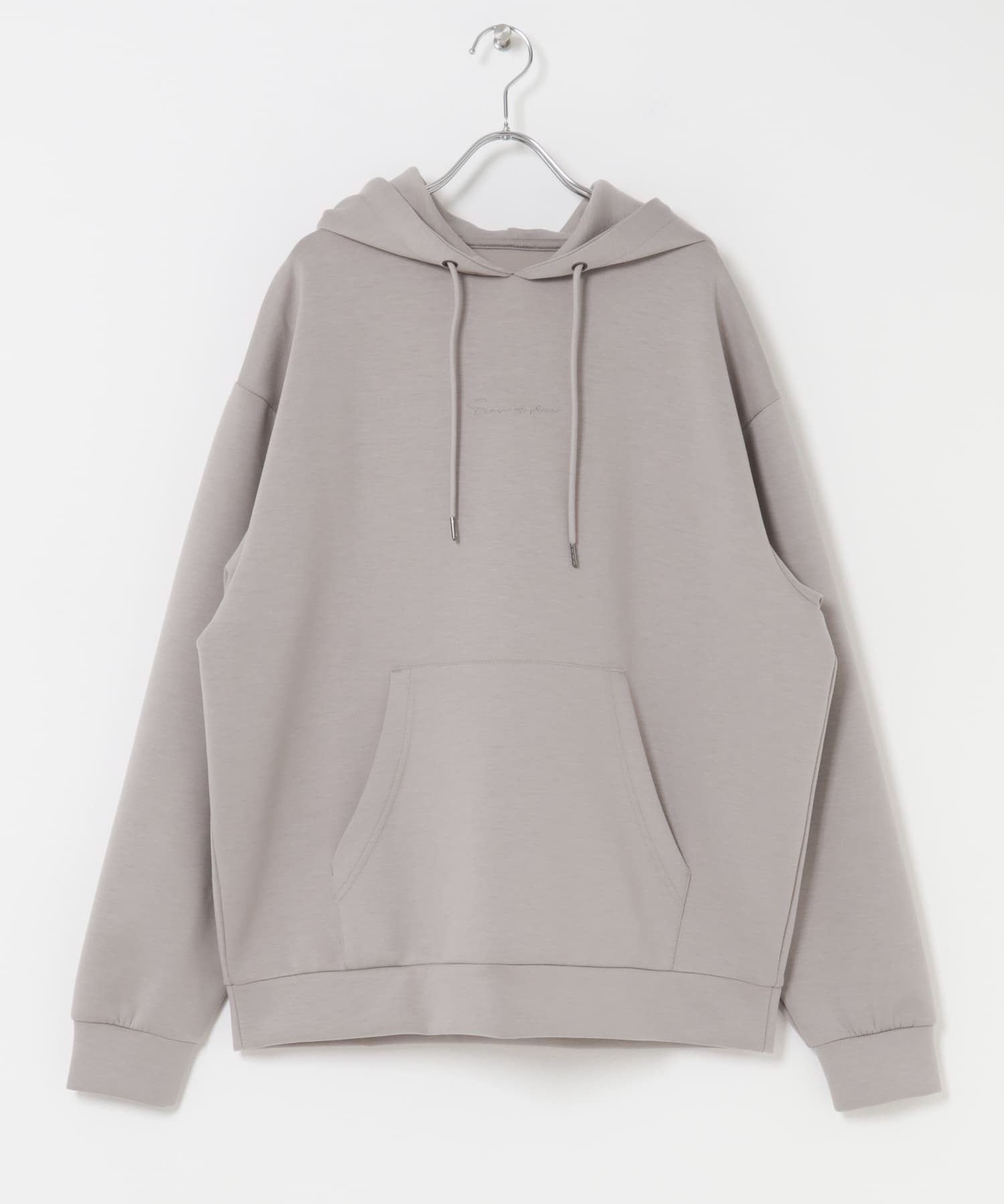 ダンボールポンチパーカー GREIGE M