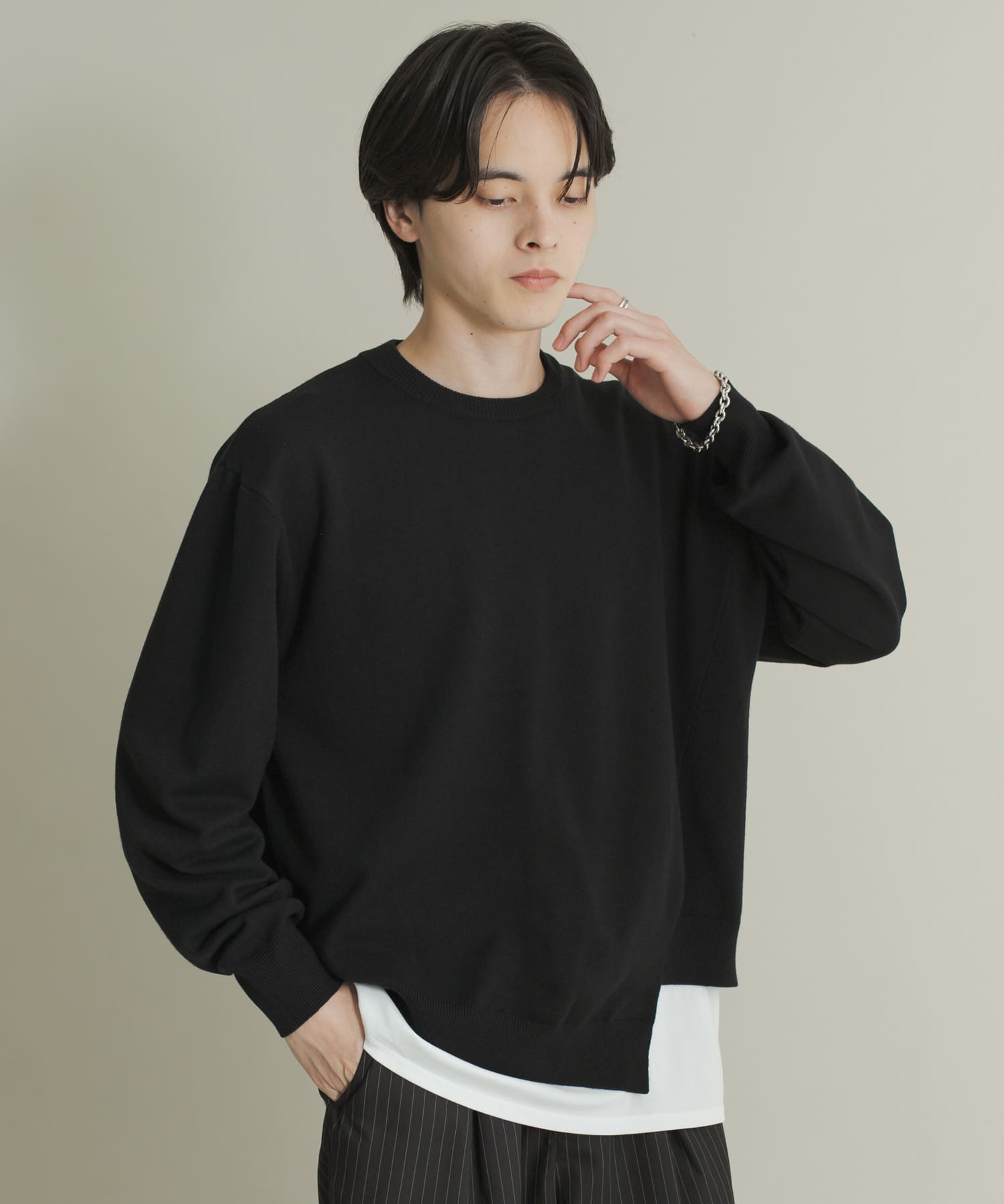 身長：173cm サイズ：L