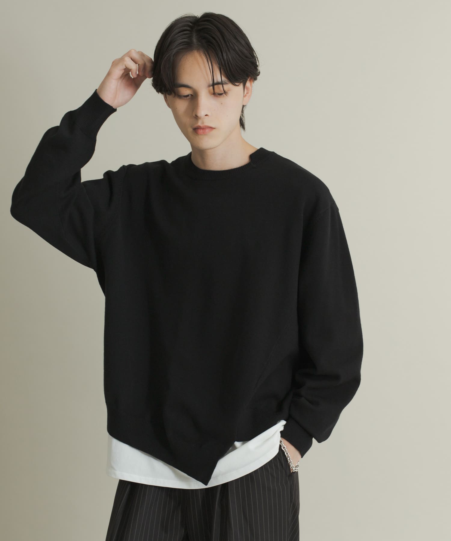 身長：173cm サイズ：L