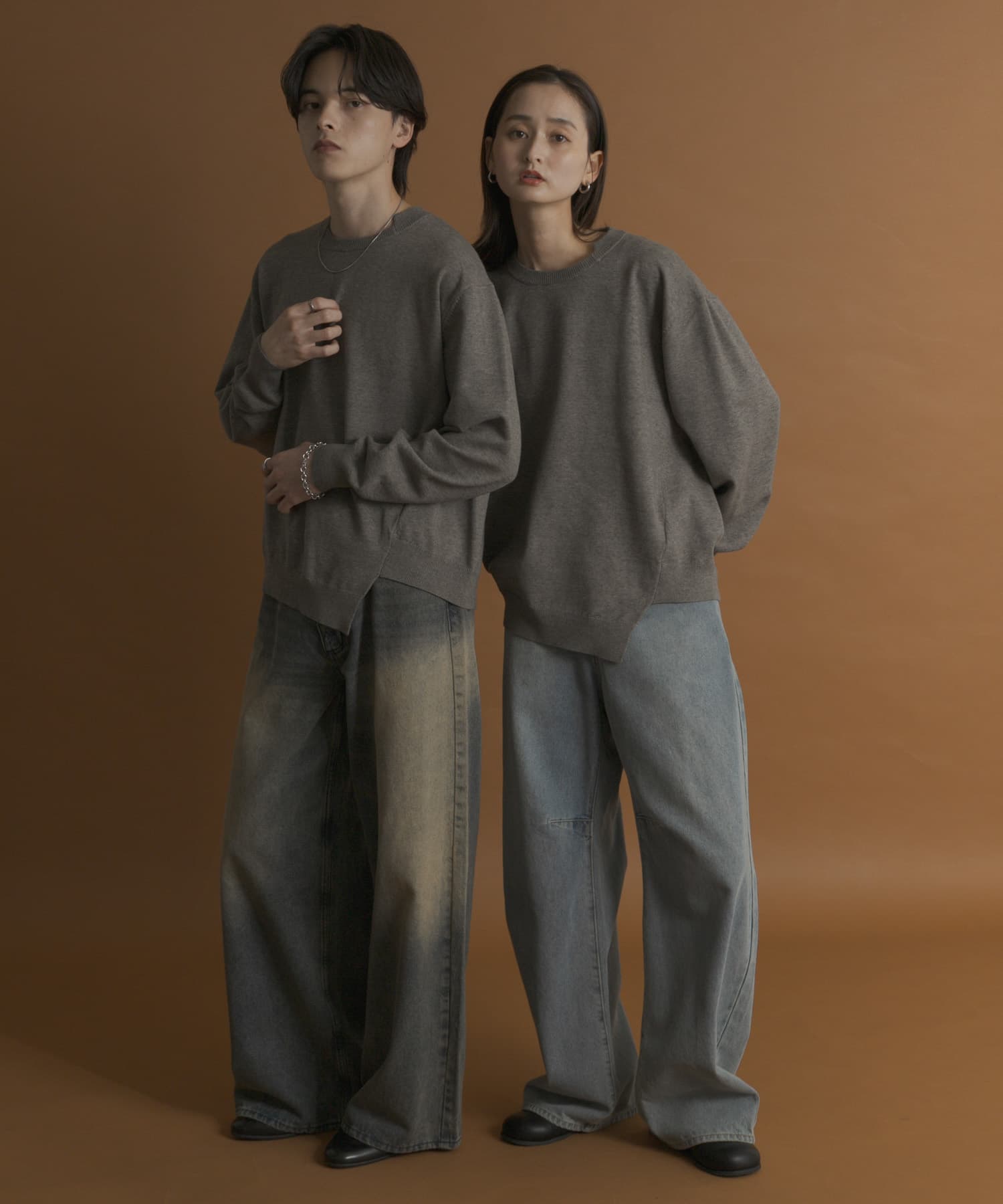 身長：173cm サイズ：L／身長：169cm サイズ：M