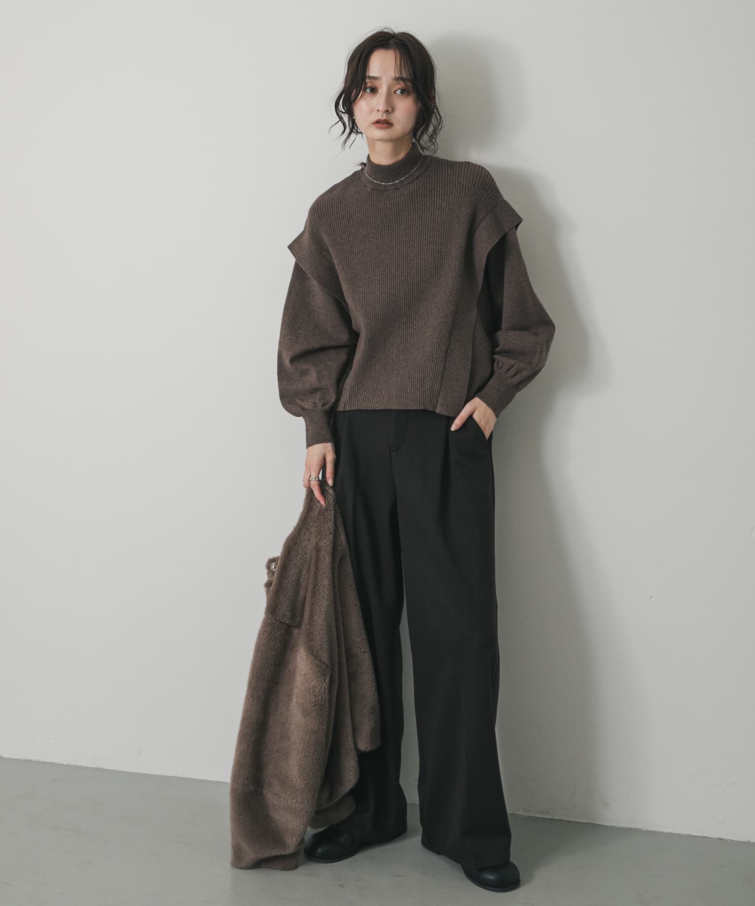 身長：169cm サイズ：one