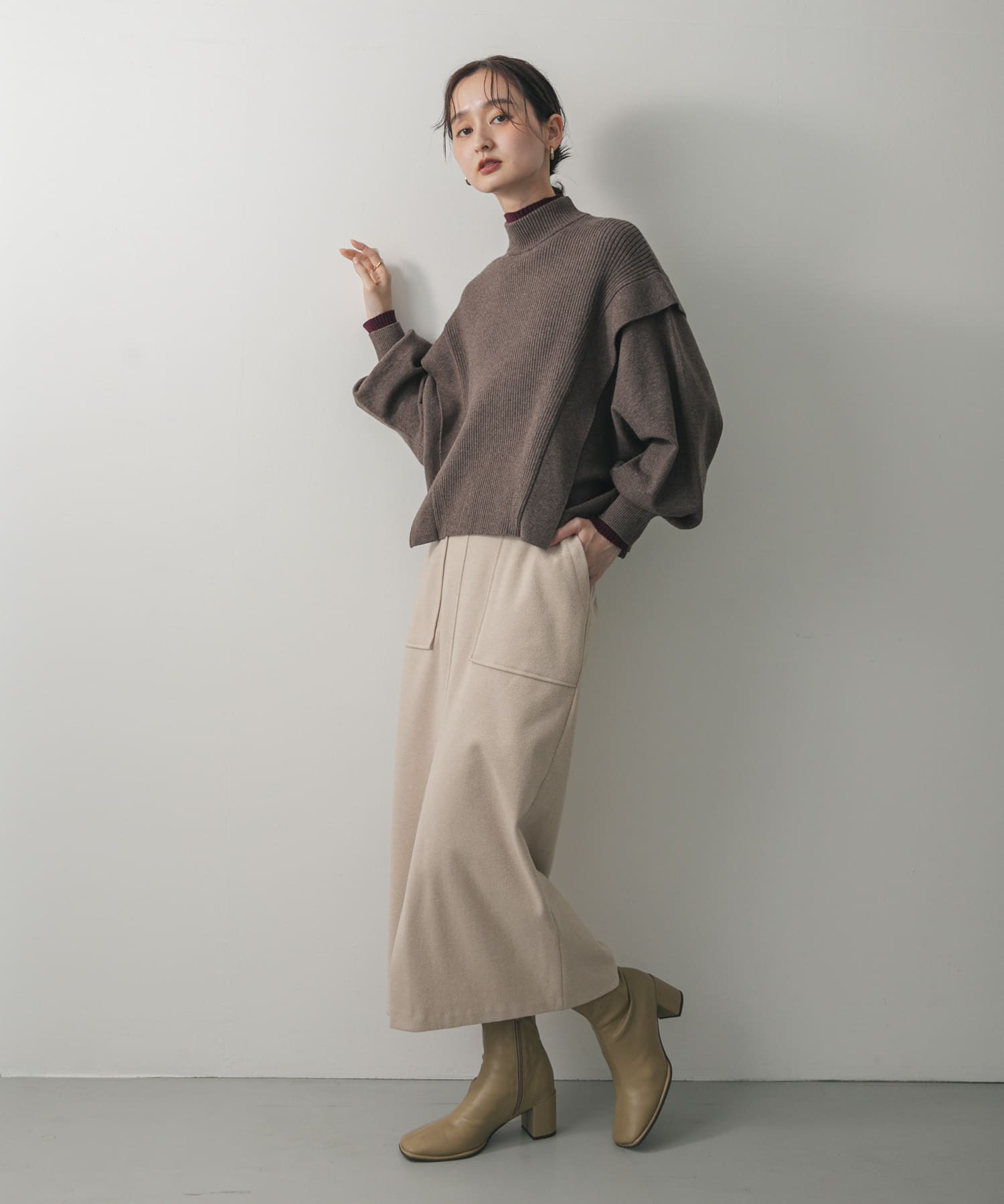 身長：169cm サイズ：one