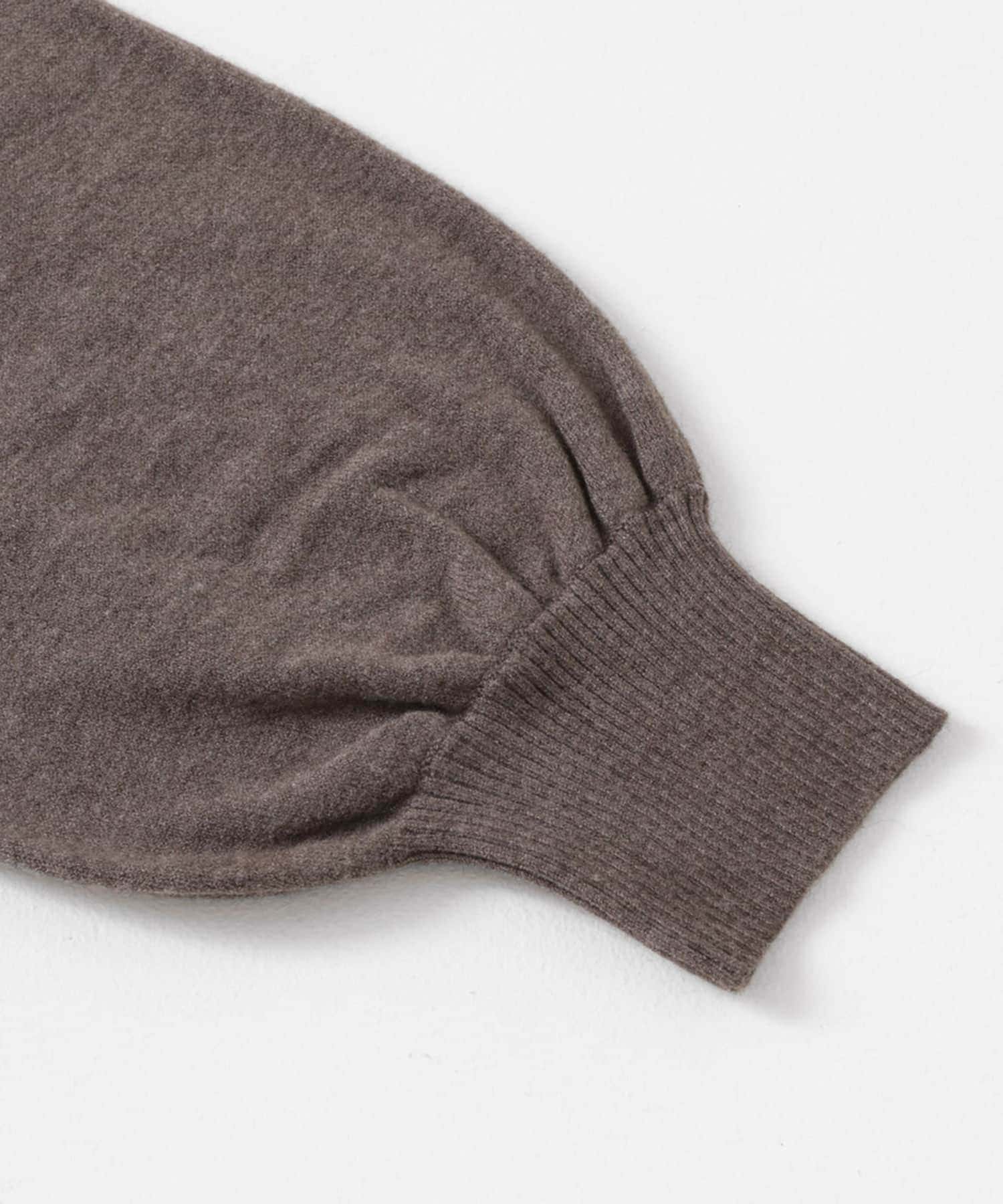 『一部WEB限定カラー』ストレッチショルダータックセーター MOCHA one