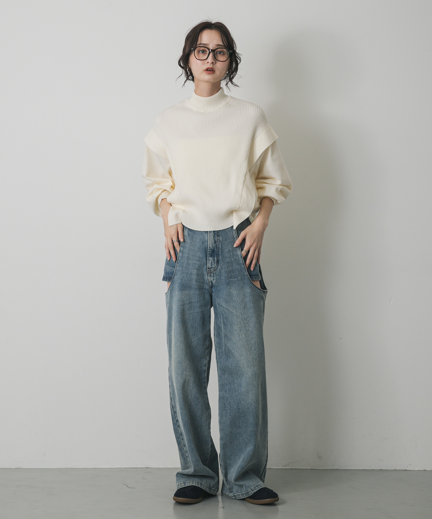 身長：169cm サイズ：one