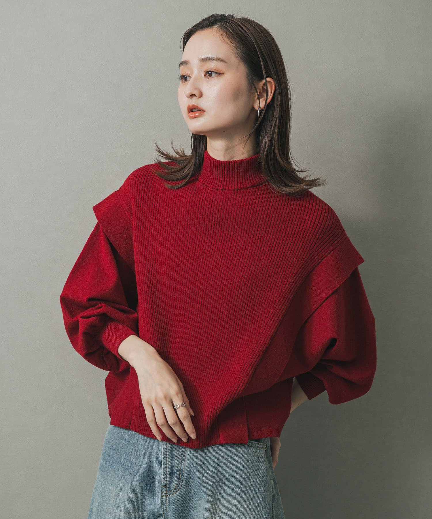 身長：169cm サイズ：one