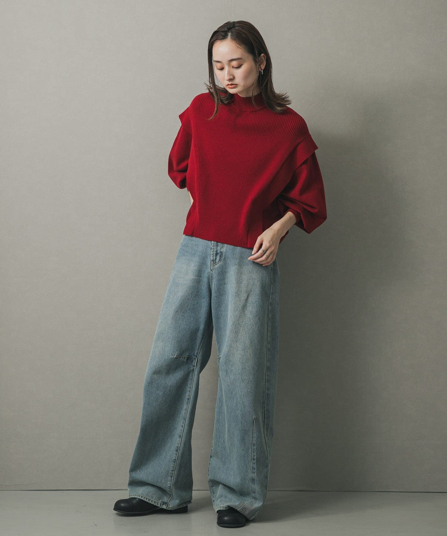 身長：169cm サイズ：one