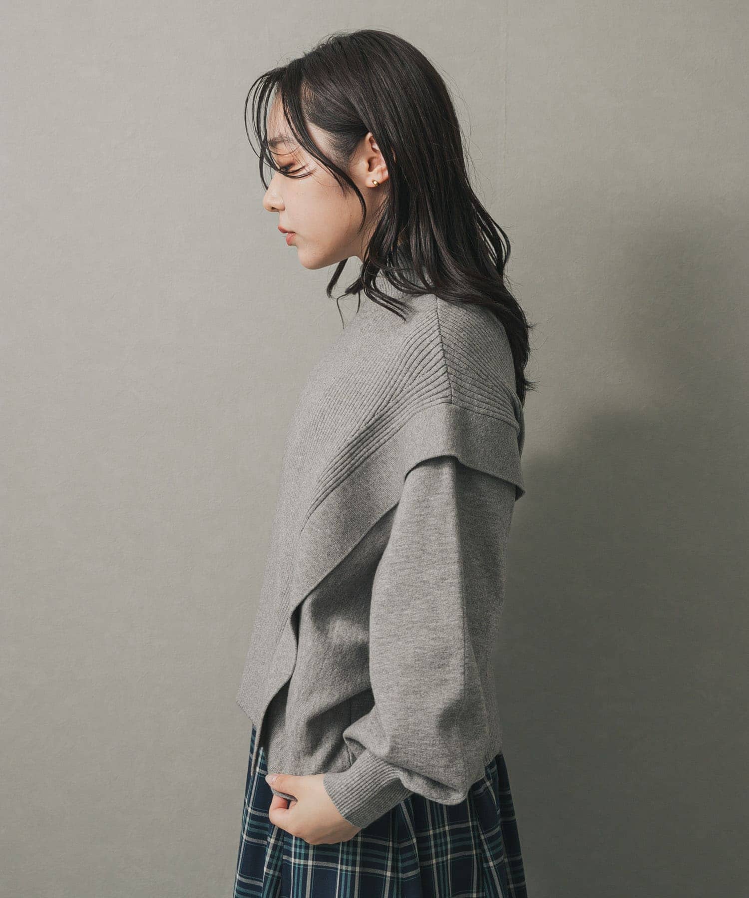 身長：158cm サイズ：one