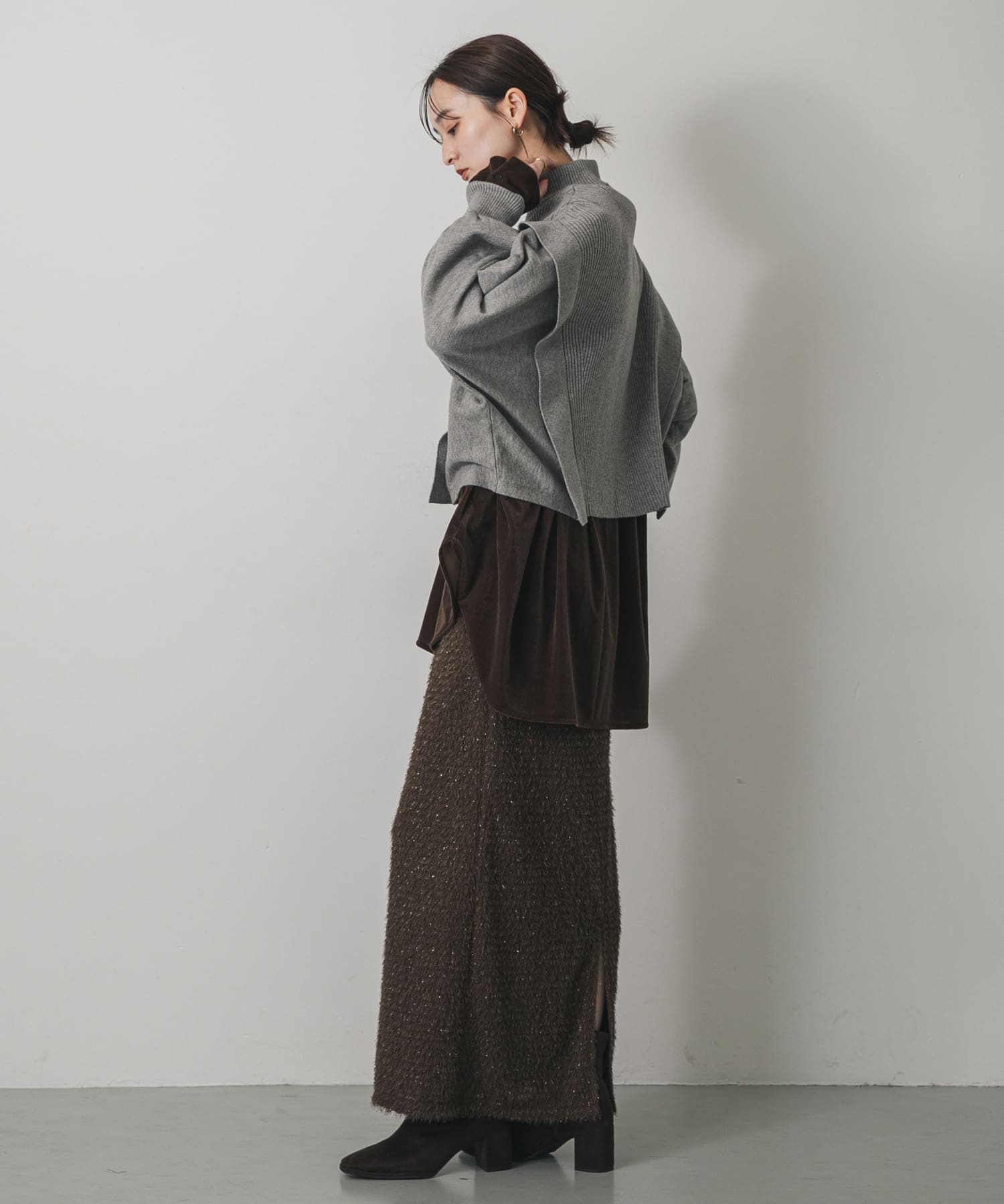 身長：169cm サイズ：one