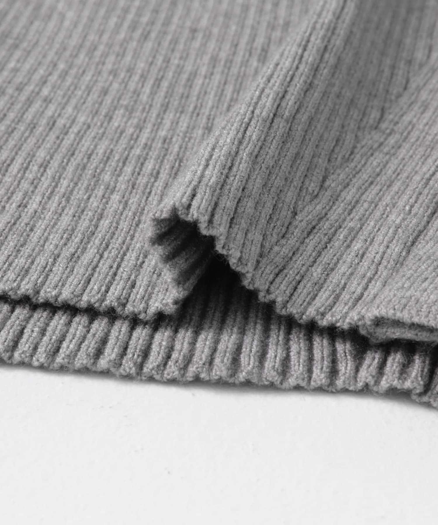 『一部WEB限定カラー』ストレッチショルダータックセーター GRAY one