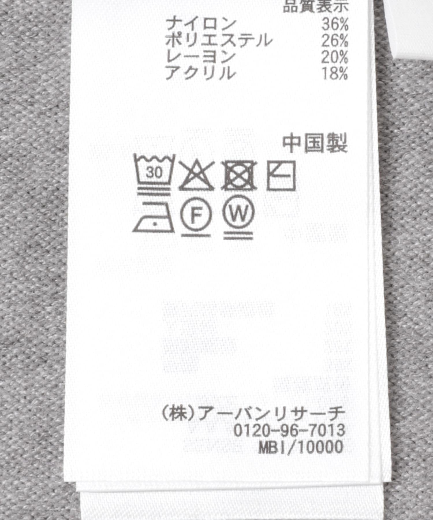 『一部WEB限定カラー』ストレッチショルダータックセーター GRAY one