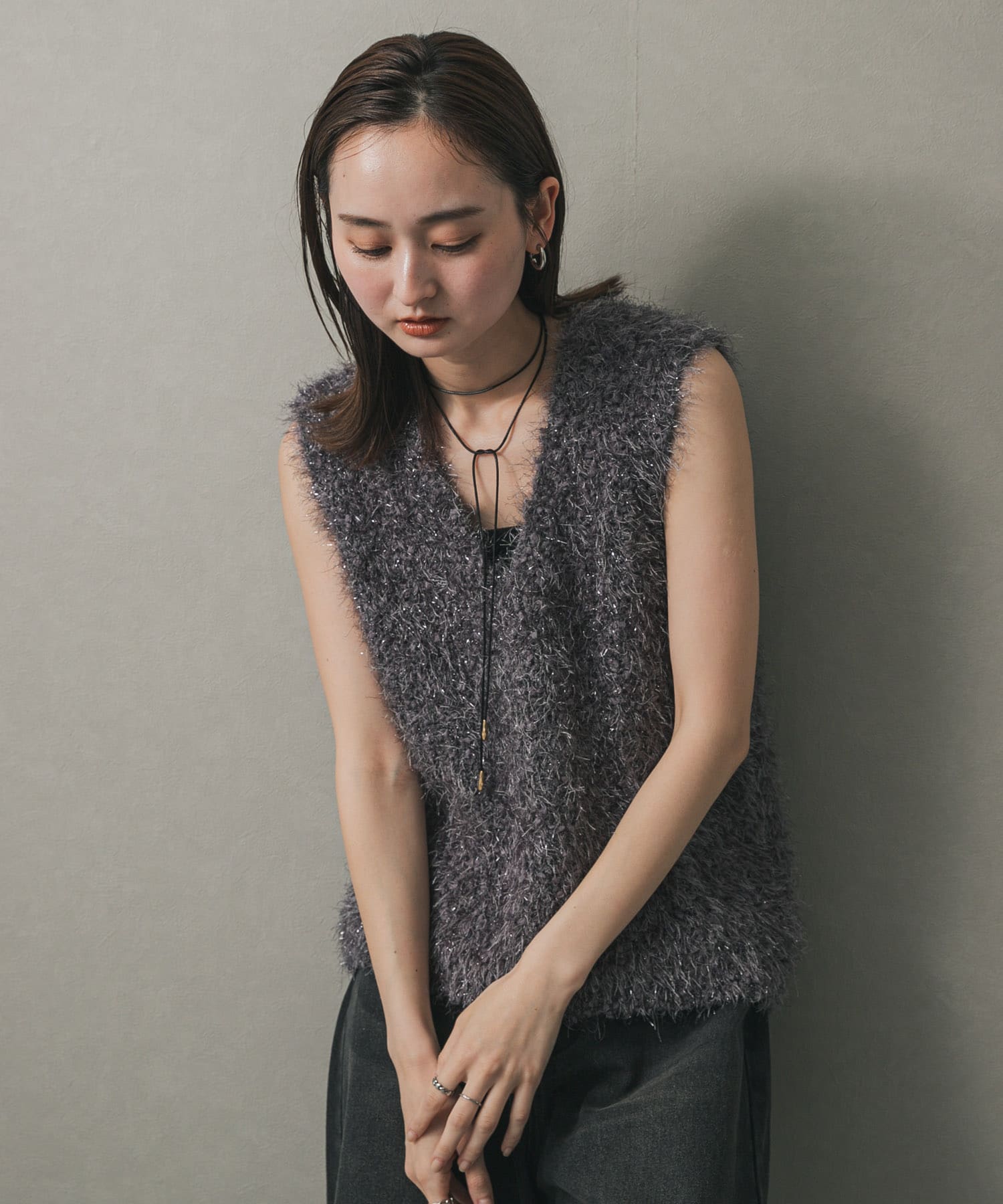 身長：169cm サイズ：one