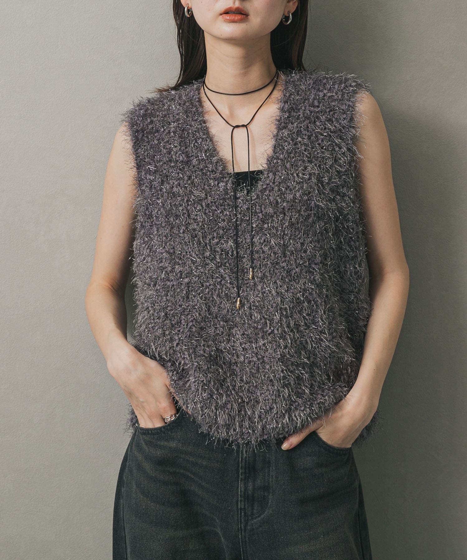 身長：169cm サイズ：one