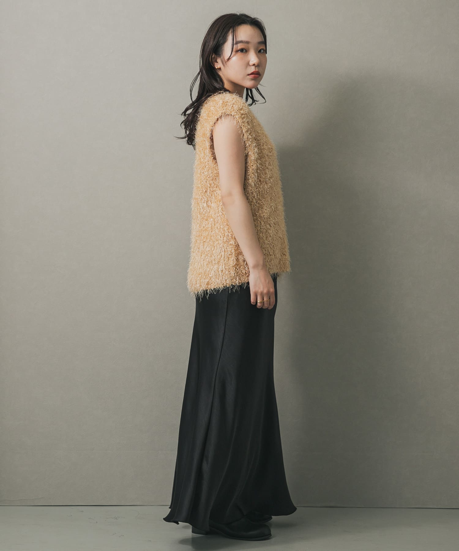 身長：158cm サイズ：one
