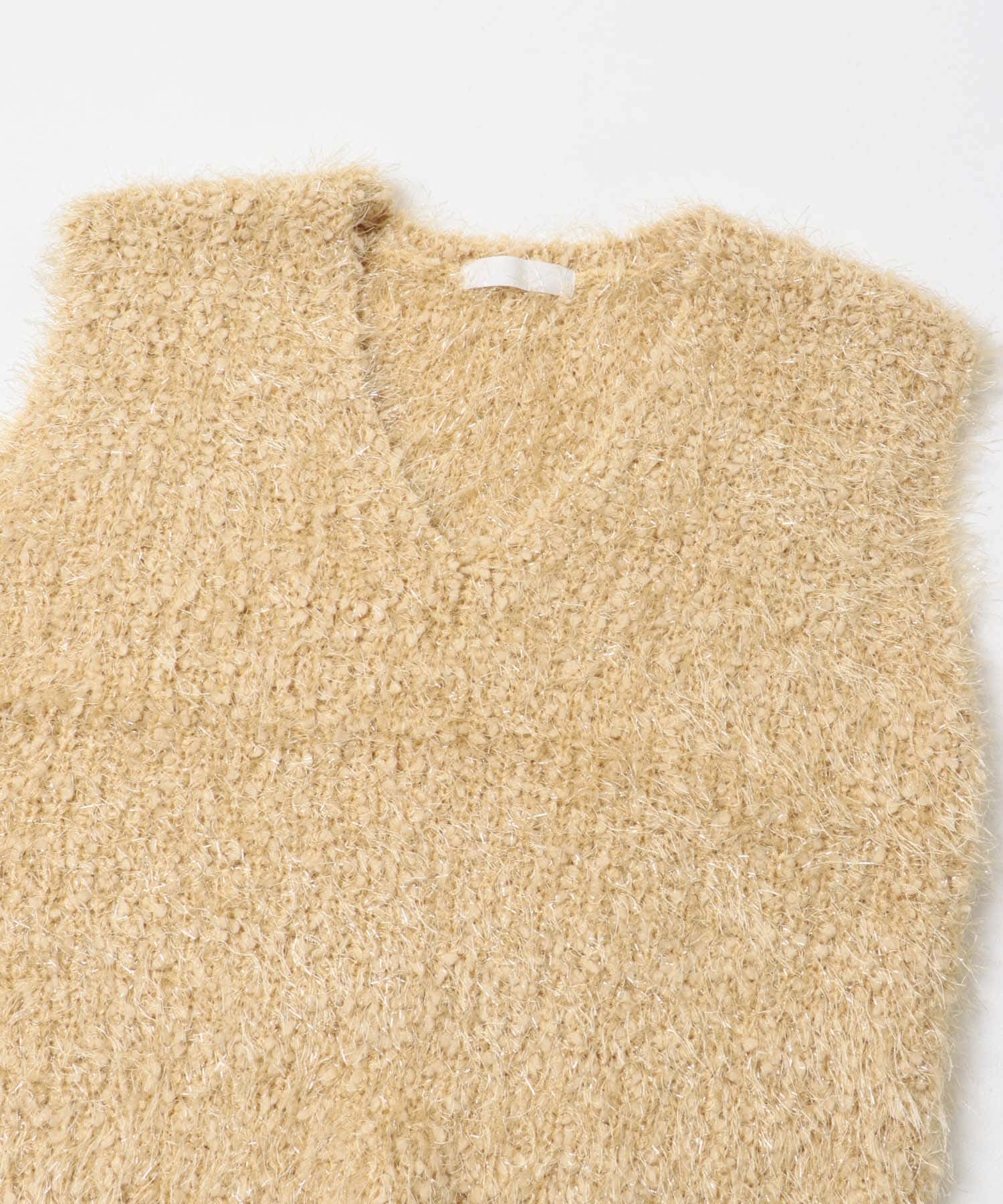 モールフェザーニットベスト Y.BEIGE one