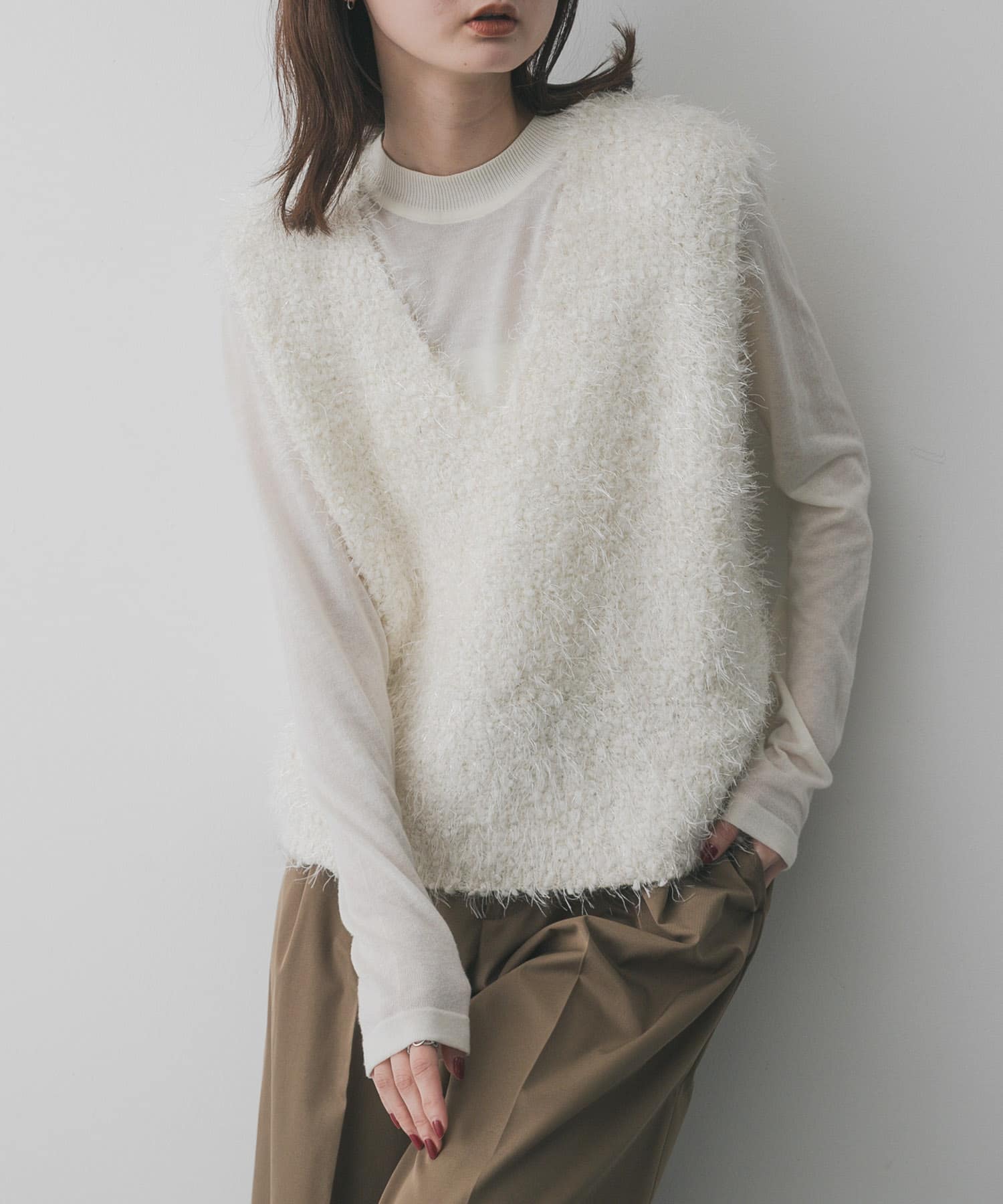 身長：169cm サイズ：one