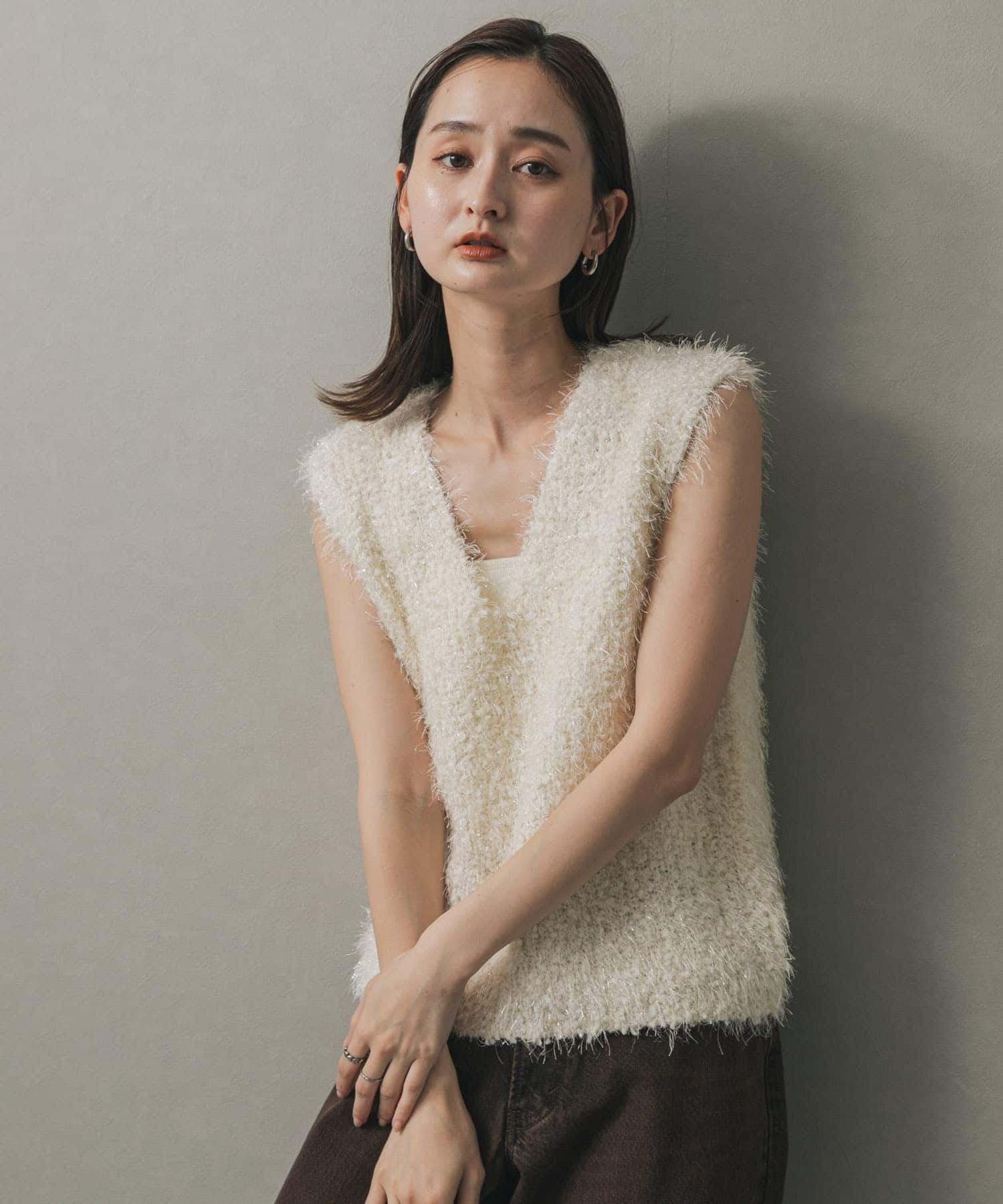 身長：169cm サイズ：one