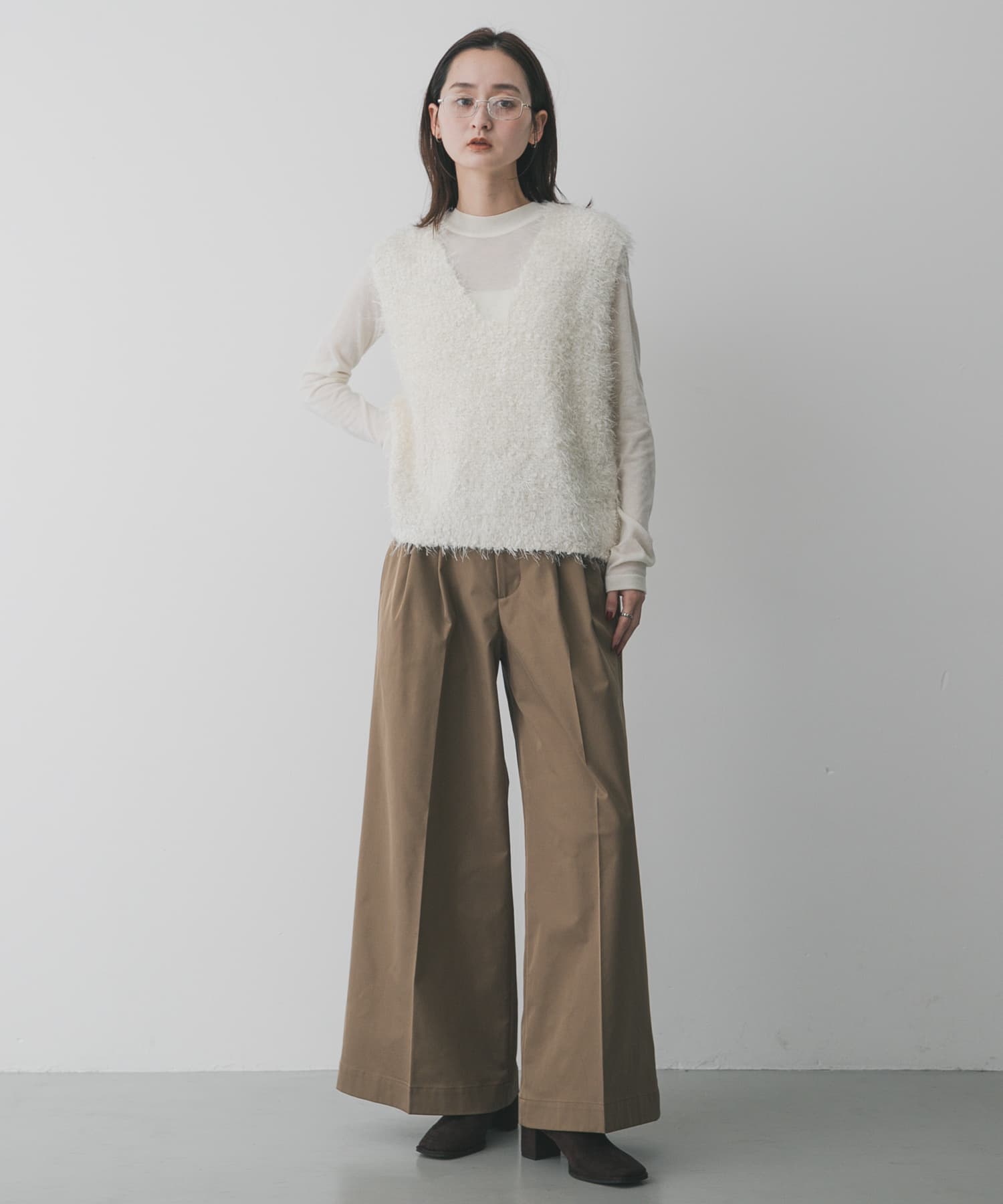 身長：169cm サイズ：one