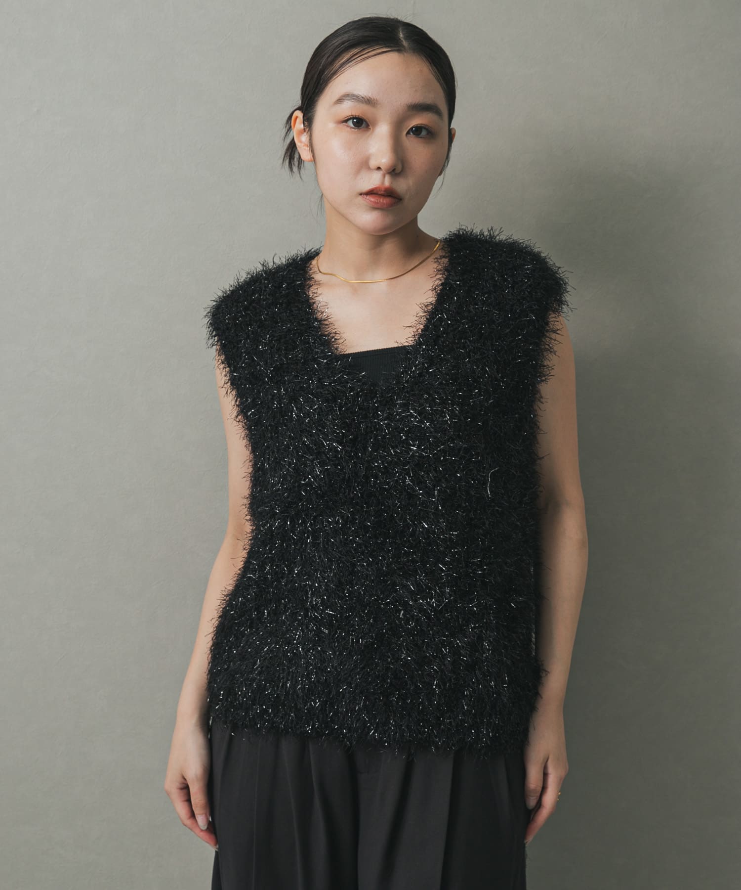 身長：158cm サイズ：one