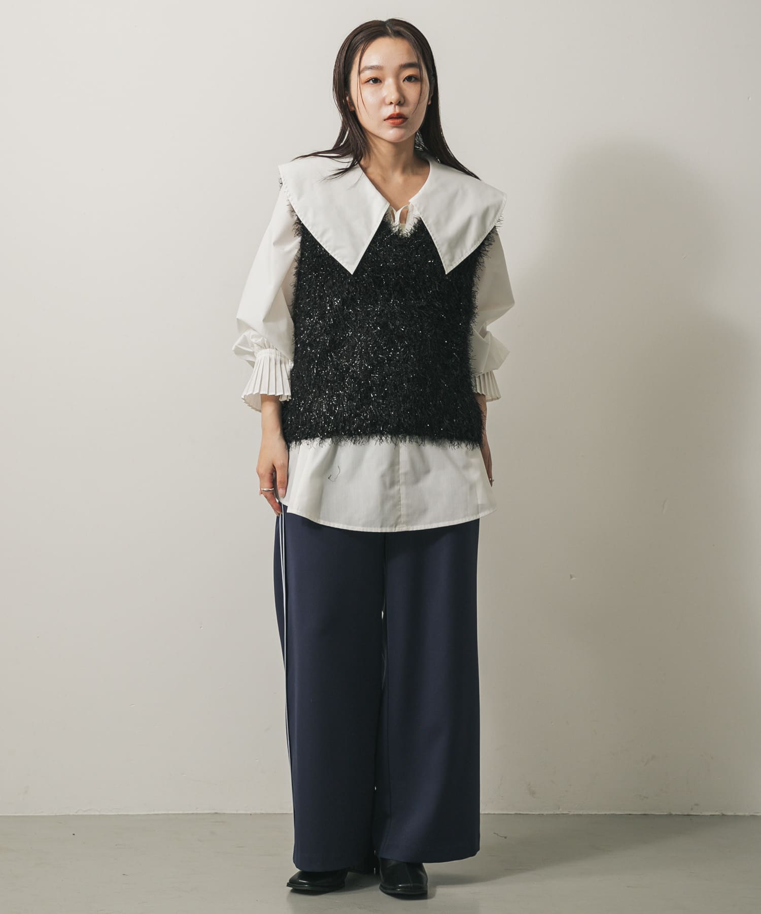 身長：158cm サイズ：one