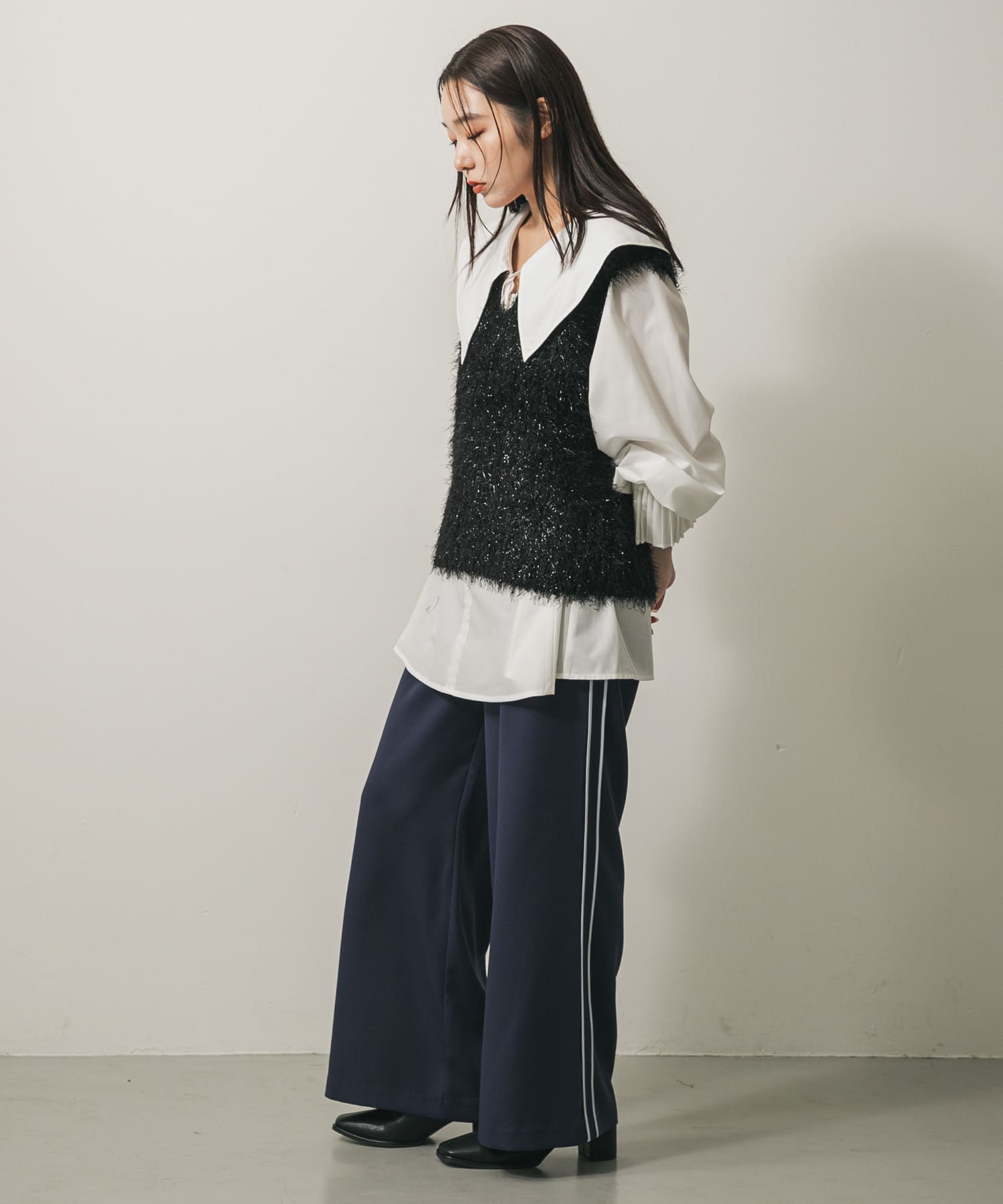 身長：158cm サイズ：one