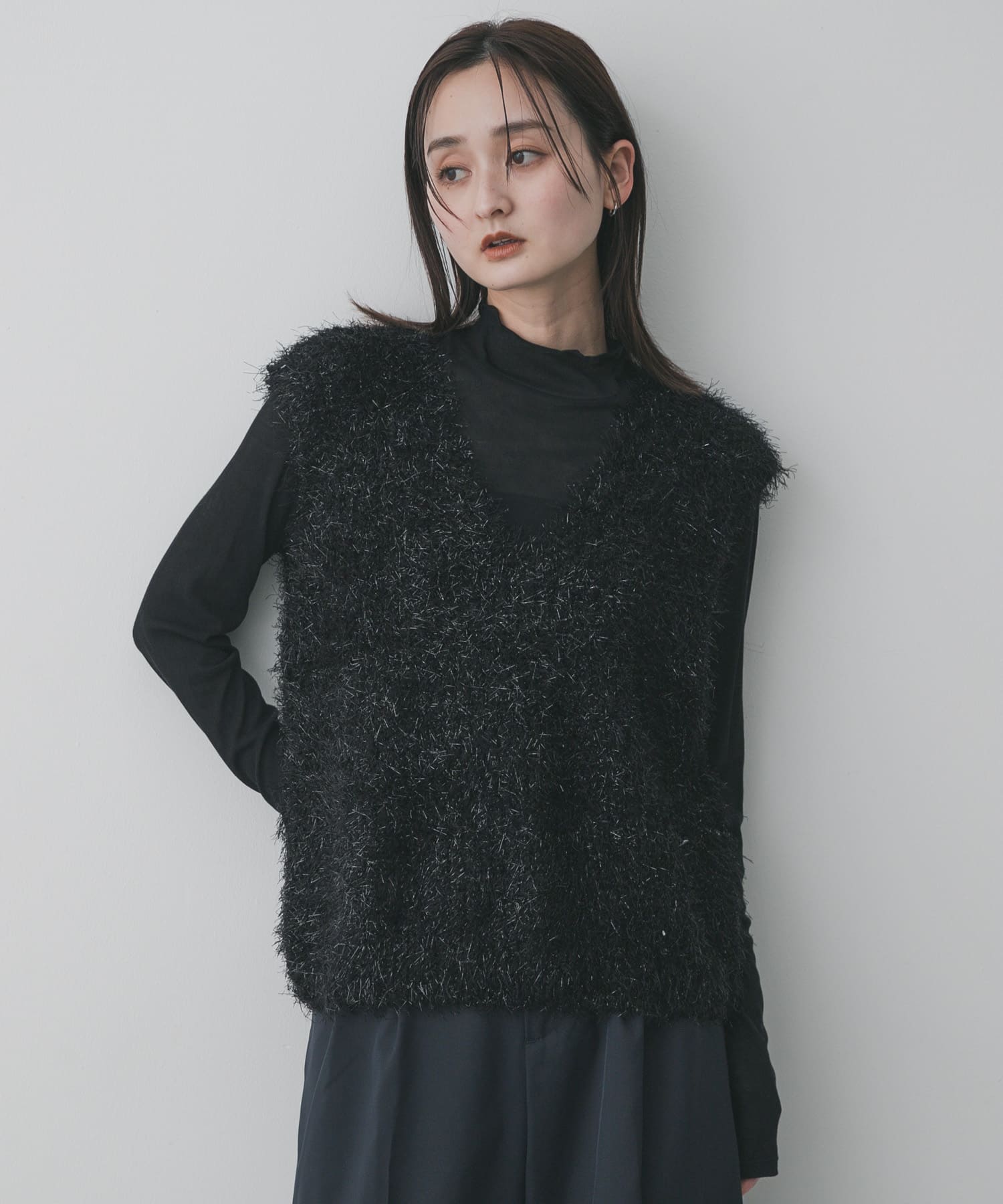 身長：169cm サイズ：one