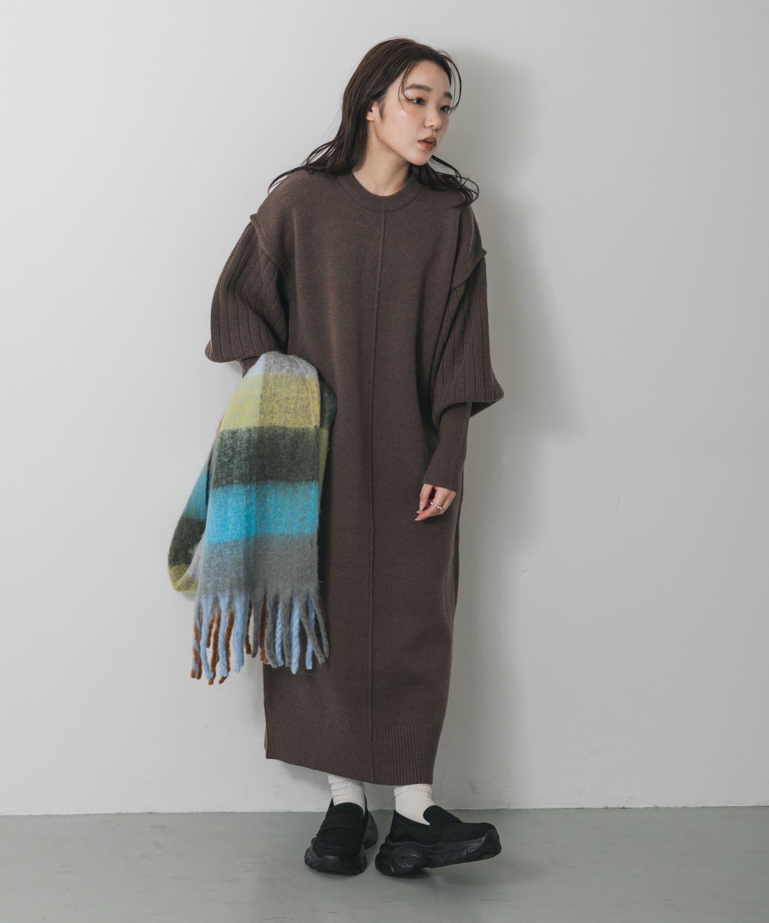 身長：158cm サイズ：one