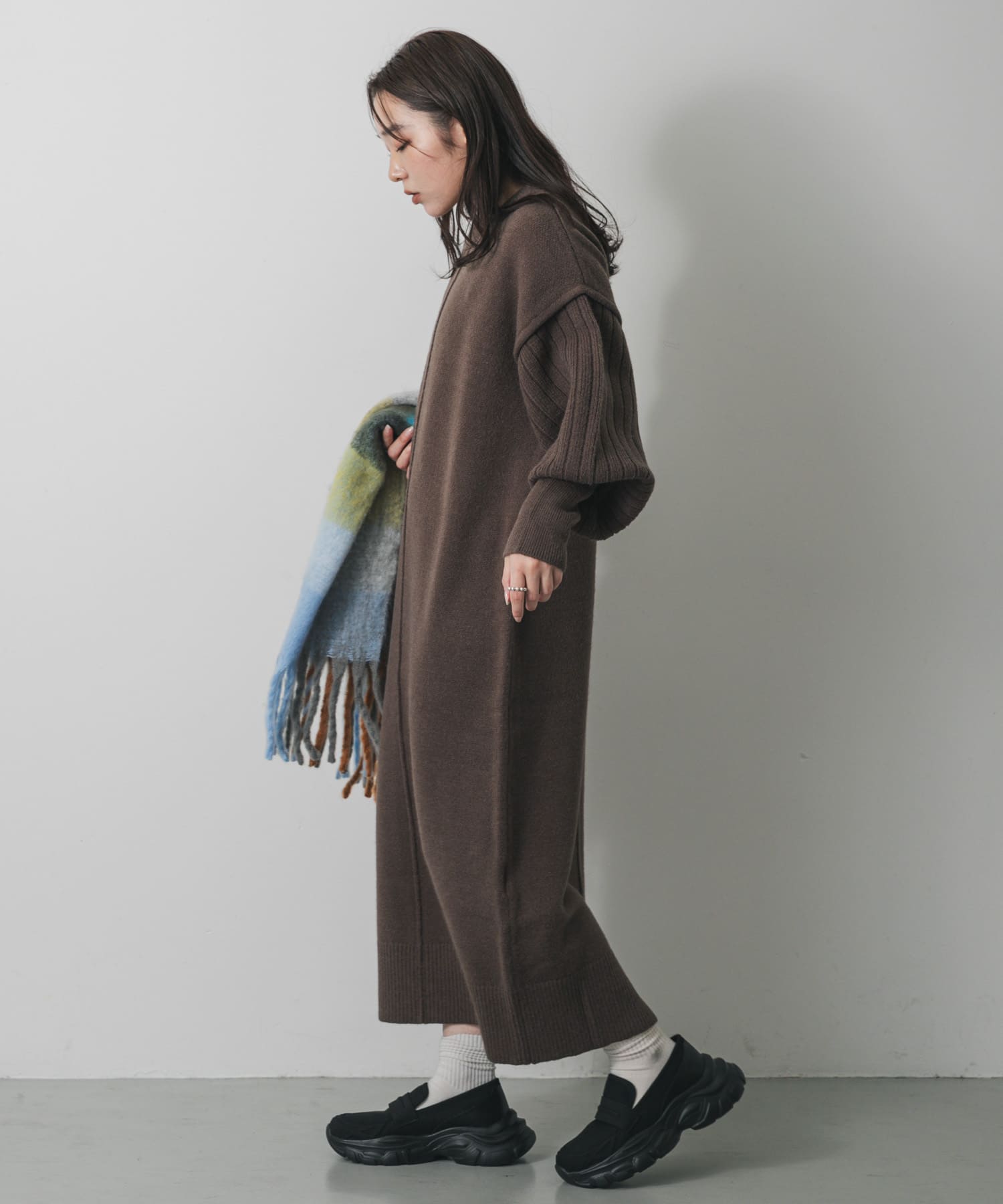 身長：158cm サイズ：one