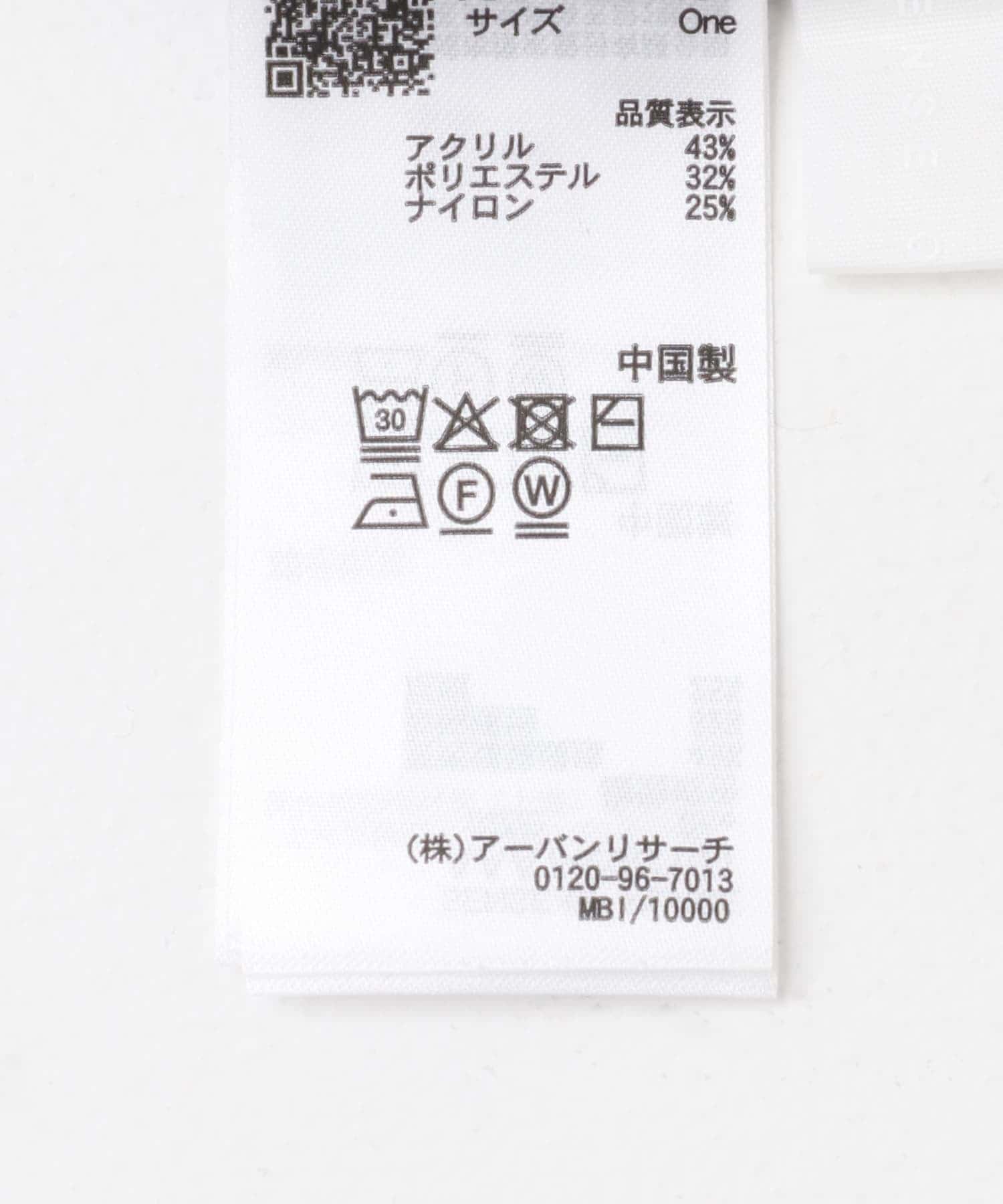 センターシームサムホールニットワンピース BLACK one