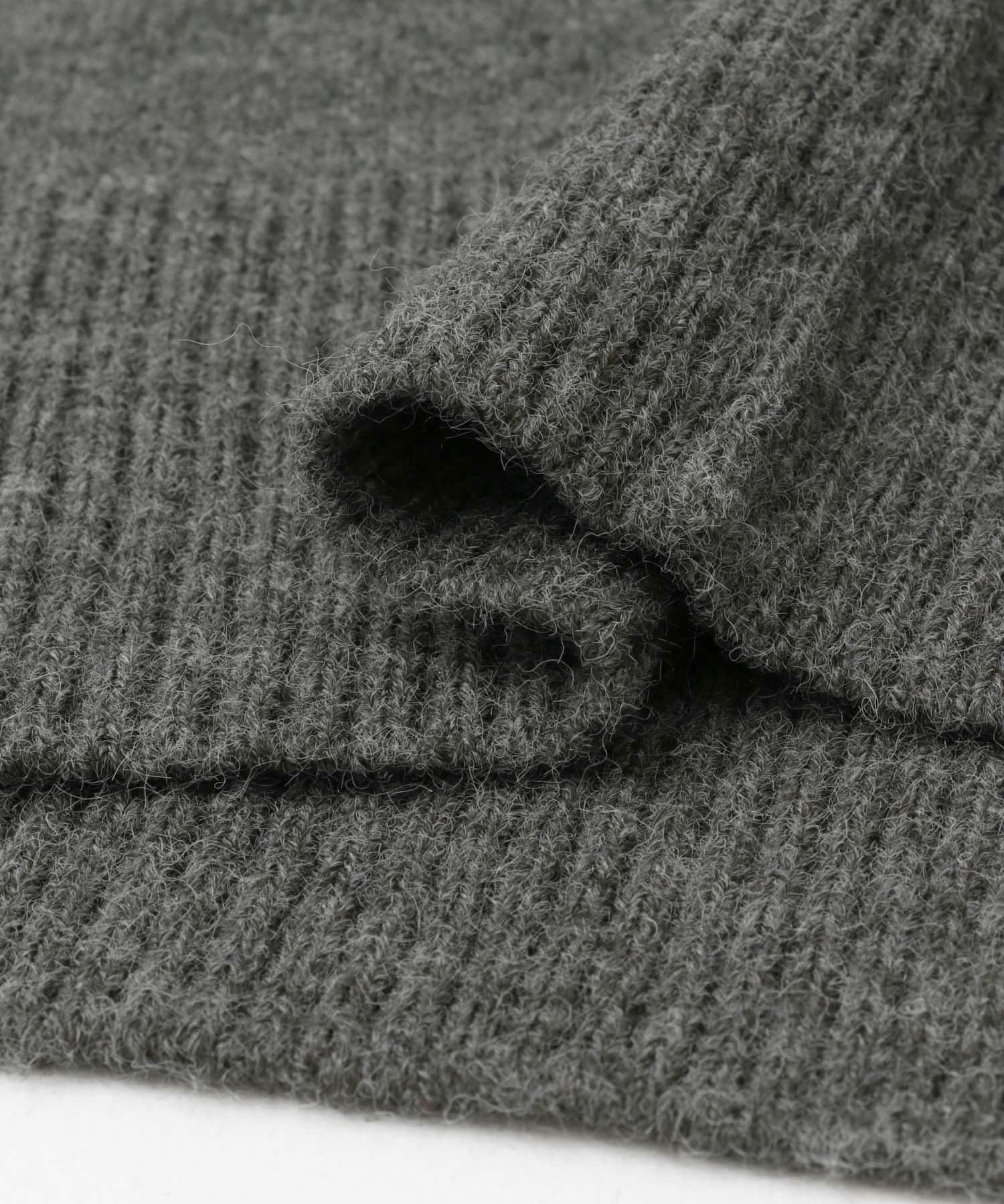 センターシームサムホールニットワンピース GRAY one