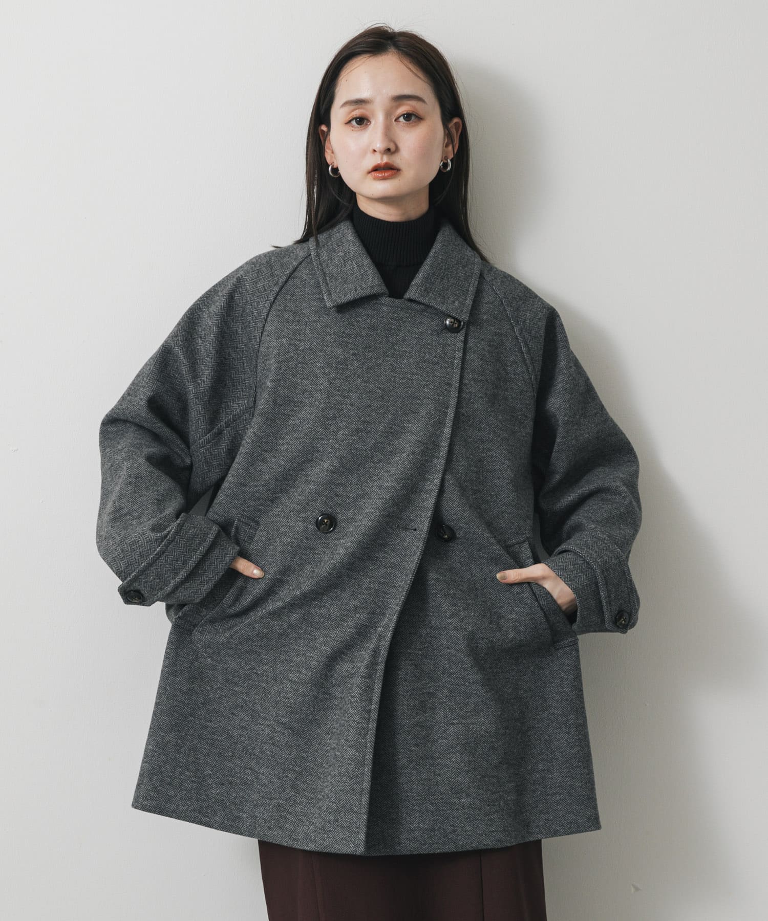 身長：169cm サイズ：one