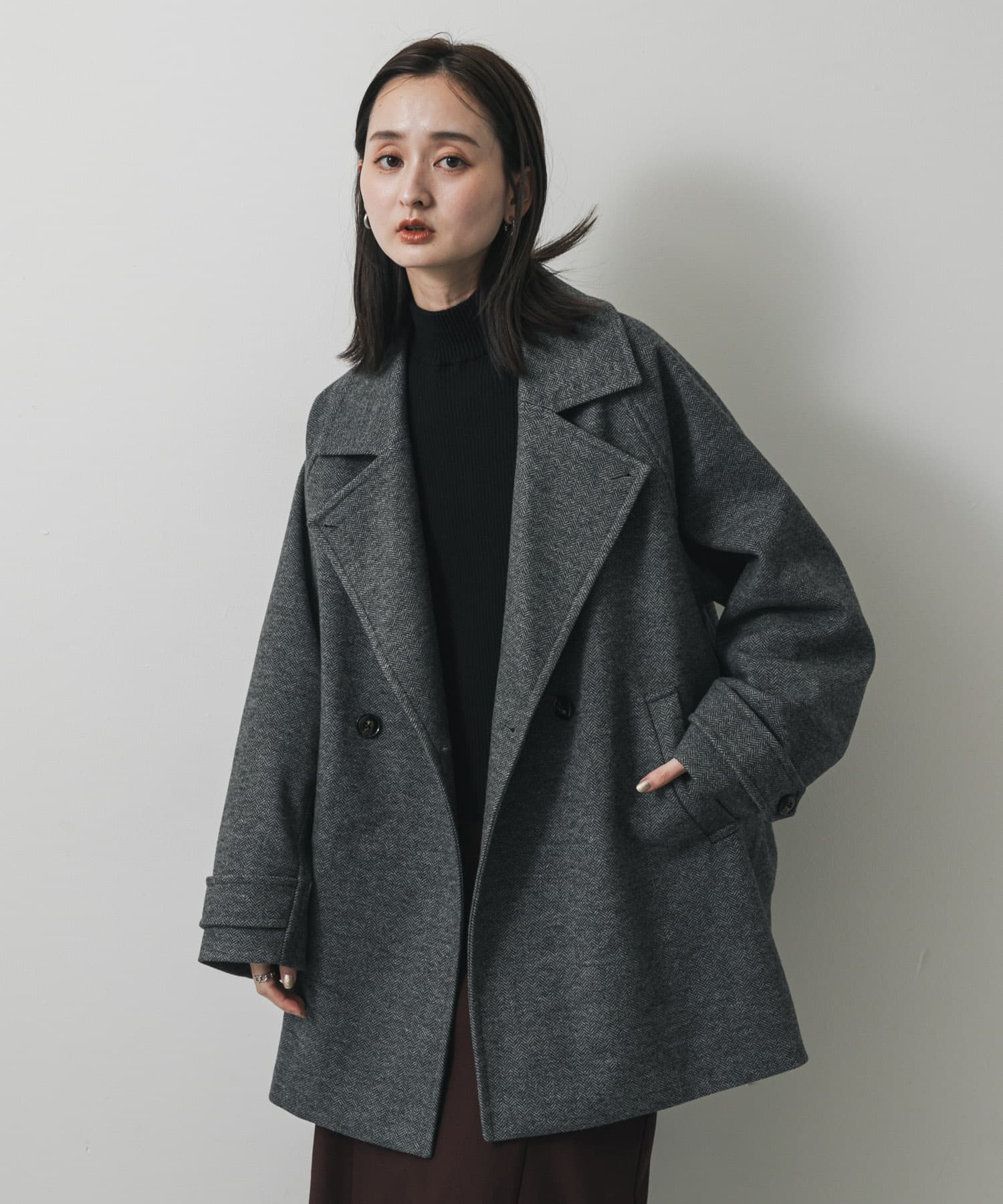 身長：169cm サイズ：one