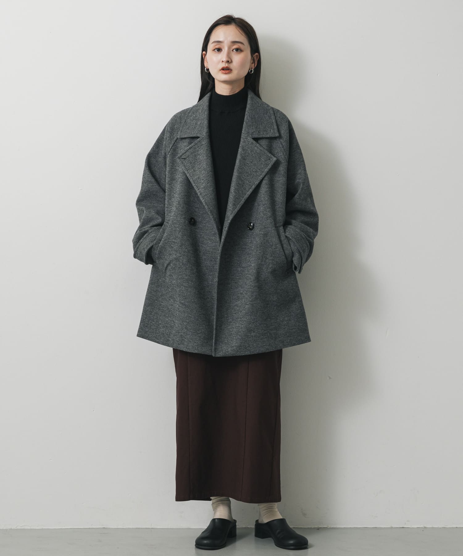 身長：169cm サイズ：one