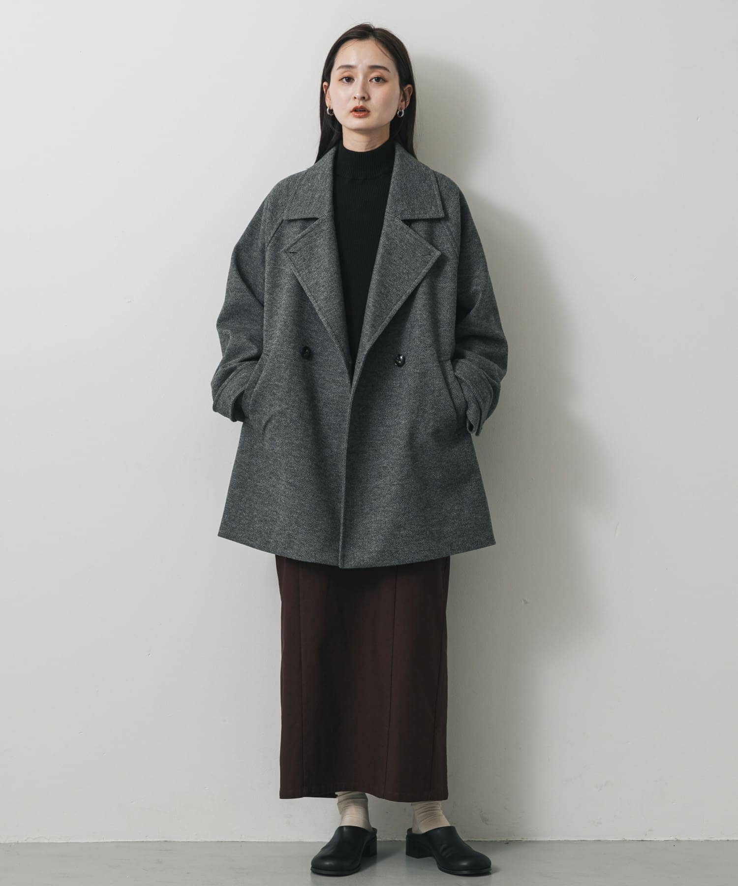 身長：169cm サイズ：one