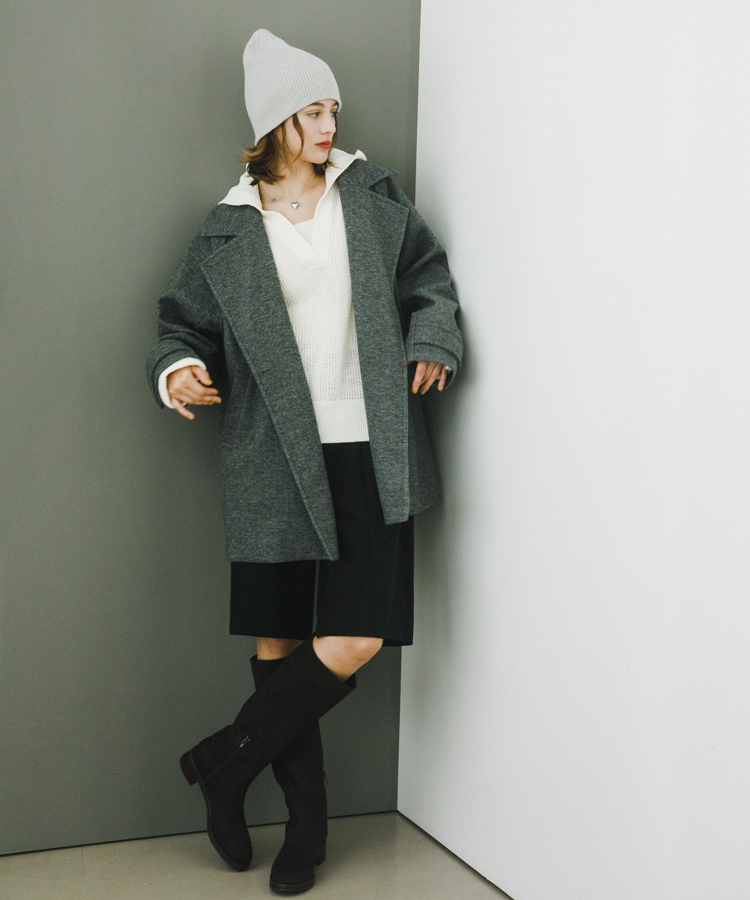 身長：169cm サイズ：one