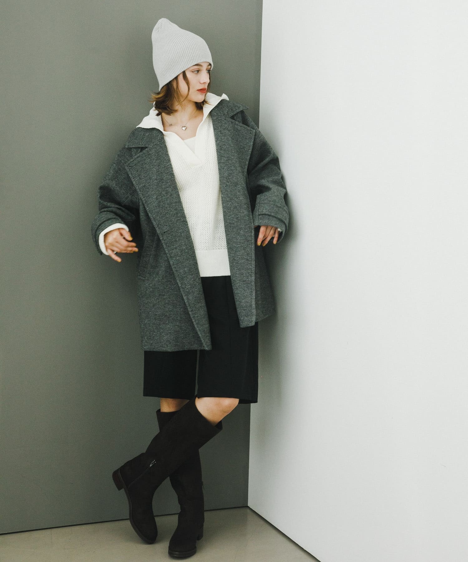 身長：172cm サイズ：one