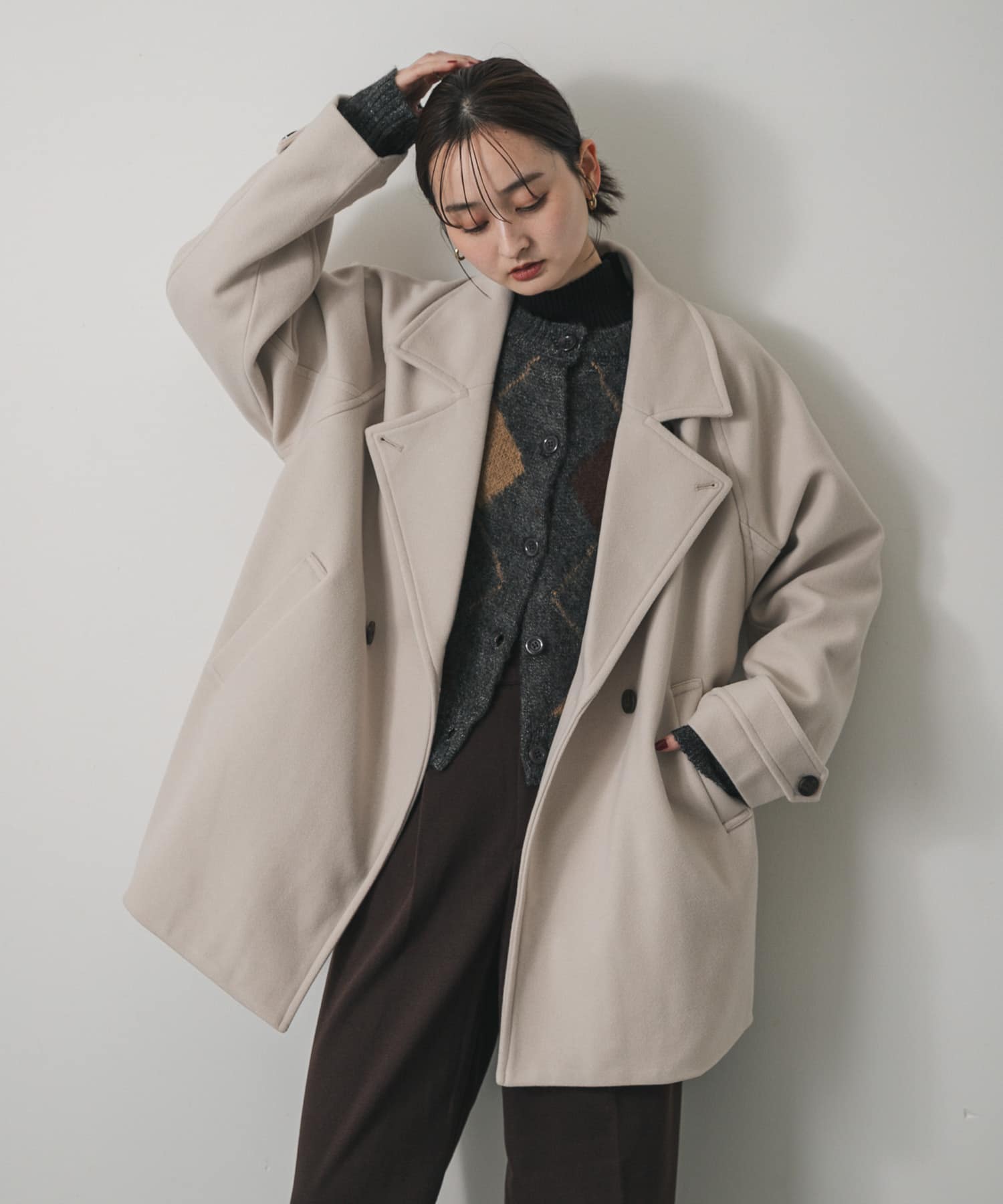 身長：169cm サイズ：one